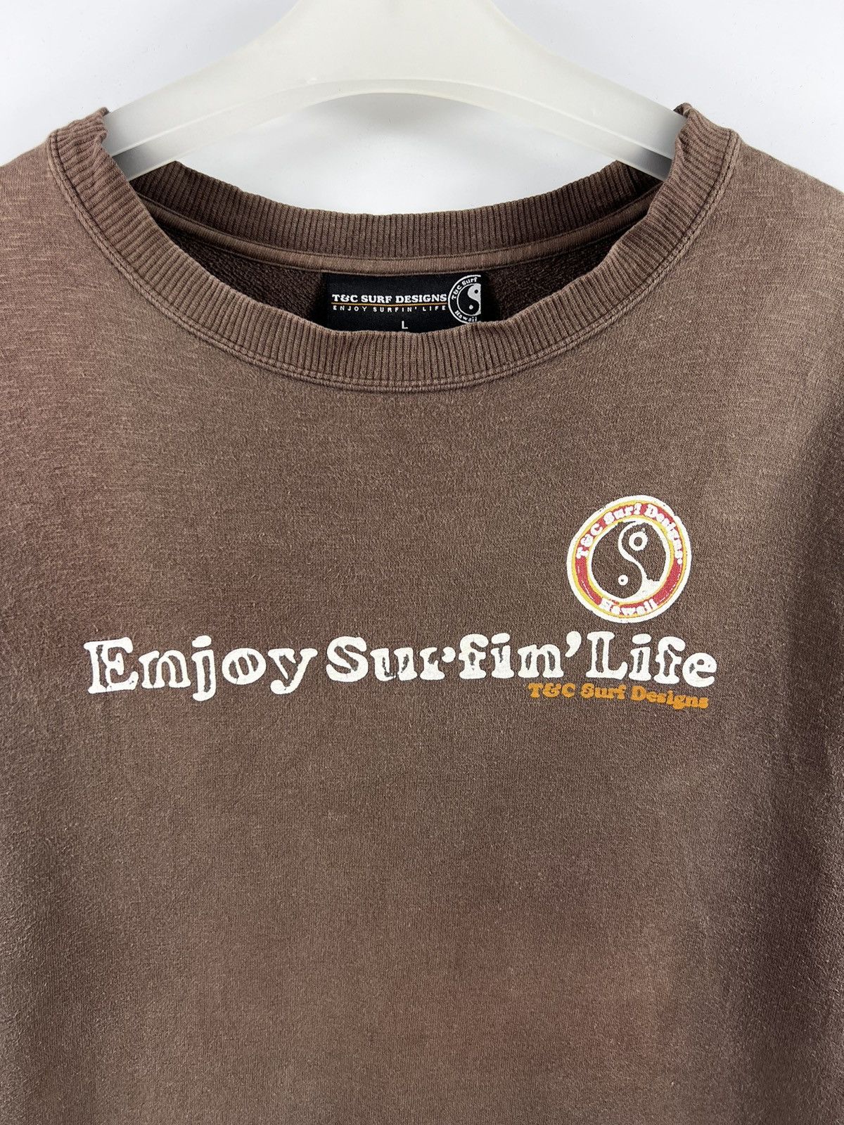 Sun Surf 🌊 T&C Surf Design "Enjoy Surfin' Life" streetwear Sweat Size US S / EU 44-46 / 1 - 5 Thumbnail