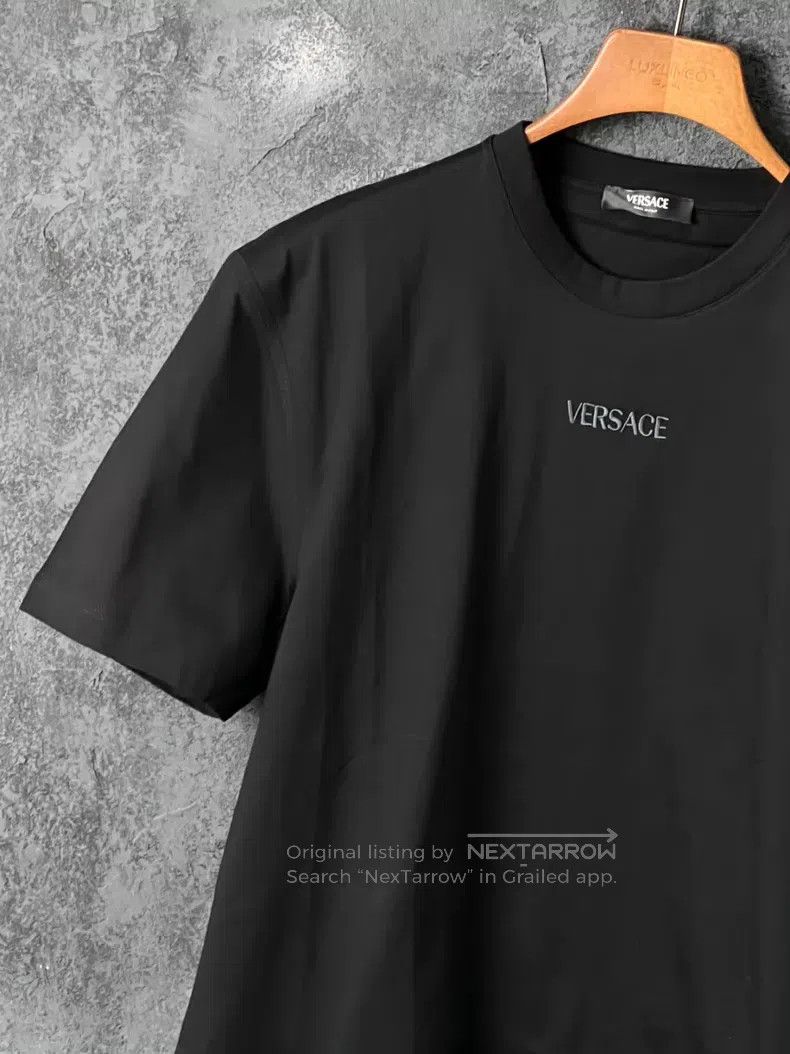Versace Versace Black cotton panelled short sleeves Size US XS / EU 42 / 0 - 5 Thumbnail