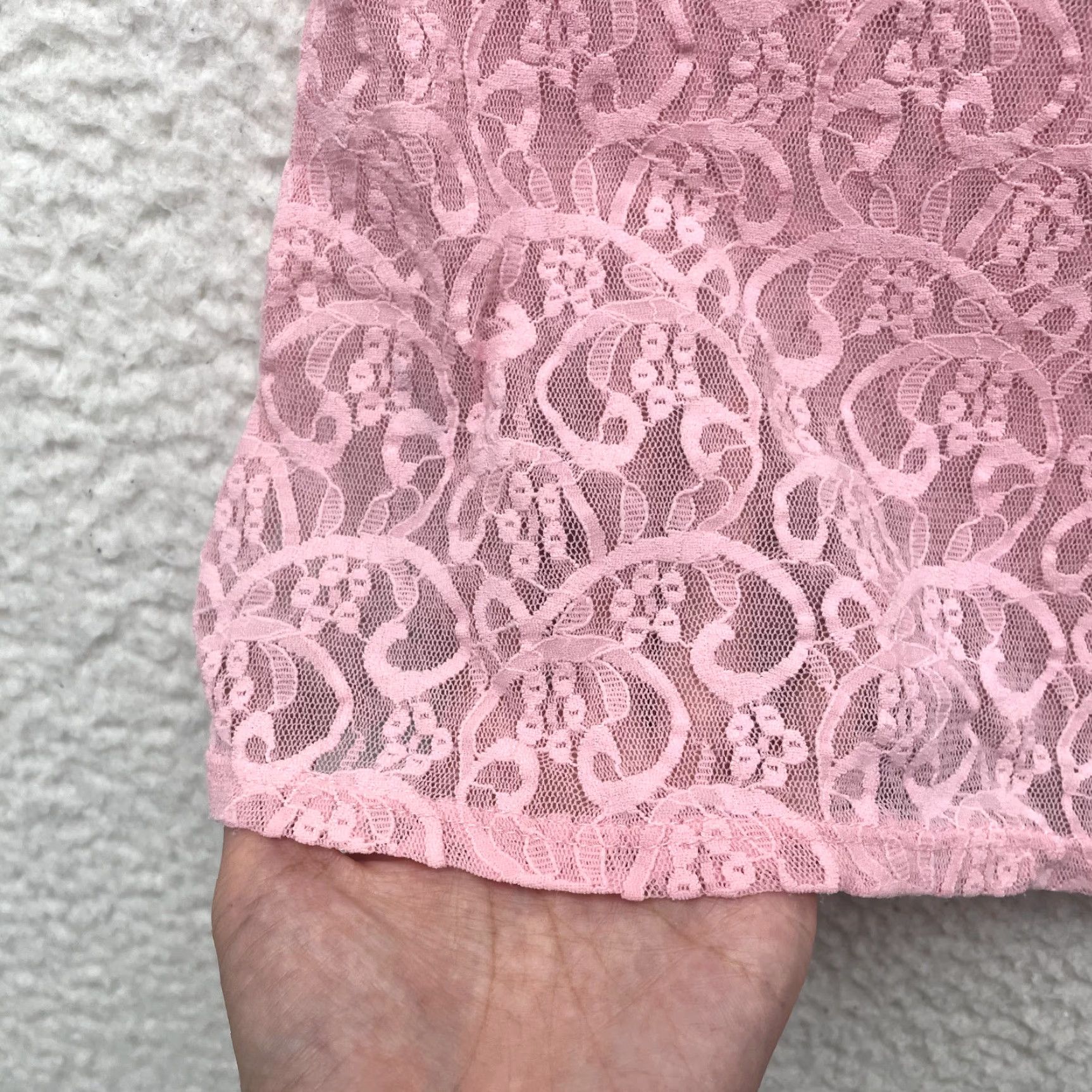 Vintage VINTAGE 90s Y2K Camisole Tank Top Pink Lace Coquette Fairy Whimsigoth Shirt Womens L Size L / US 10 / IT 46 - 4 Thumbnail
