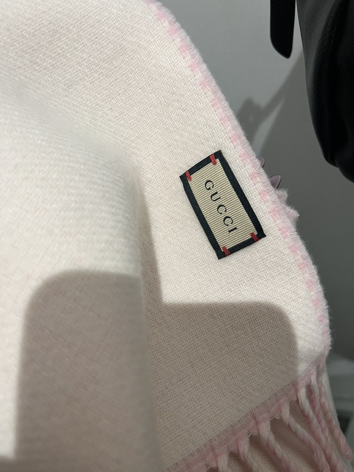 Gucci Gucci Cruise GG Interlocking G wool/cashmere scarf Size ONE SIZE - 2 Thumbnail