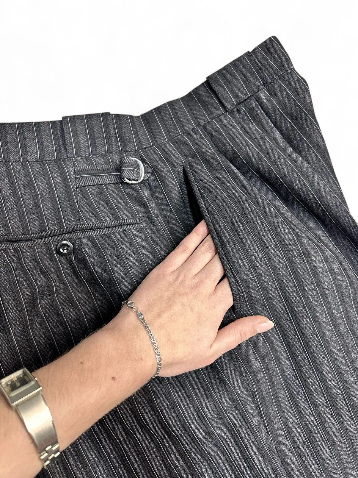 Junya Watanabe Minimalist Black Pleated Wide Pants 34 Avantgarde Size US 34 / EU 50 - 12 Thumbnail