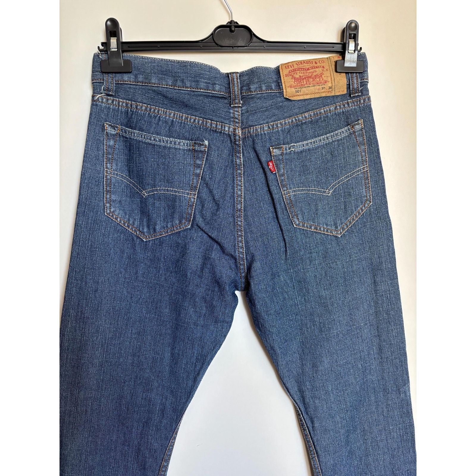 Levi's Levi’s 501 W30 L34 Zip Fly Textured Lightweight Denim Size US 30 / EU 46 - 8 Thumbnail