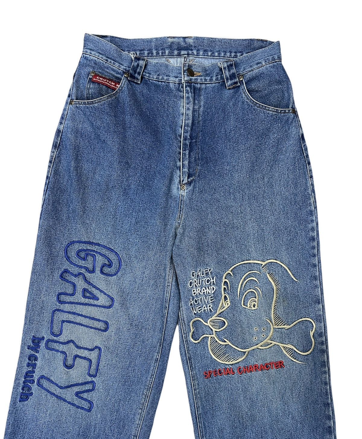 Japanese Brand Galfy by Crutch Baggy Jeans Size US 30 / EU 46 - 2 Thumbnail