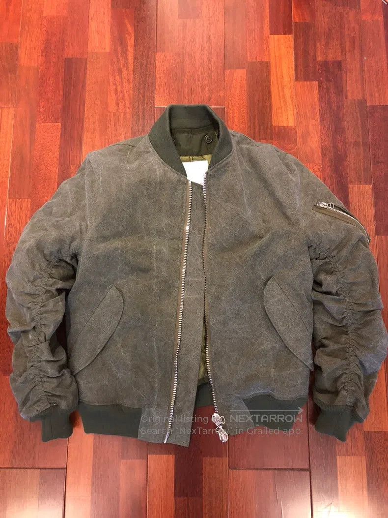 READYMADE Ready Made WWII Military Fabric MA-1 Flight Jacket Size US M / EU 48-50 / 2 - 1 Thumbnail