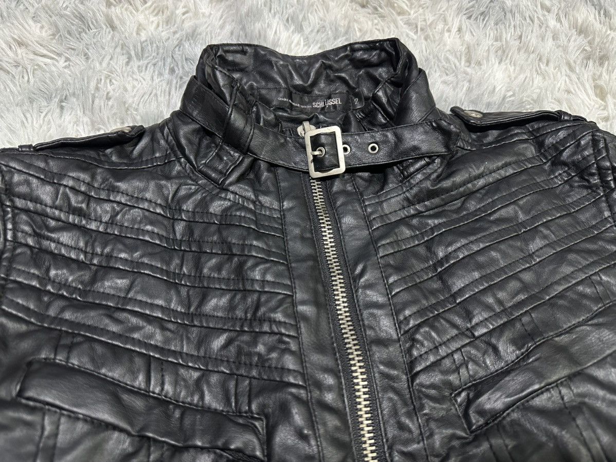 Schlussel 🔥Y2K Archived Schlussel Rider Faux Leather Jacket Size US M / EU 48-50 / 2 - 3 Thumbnail