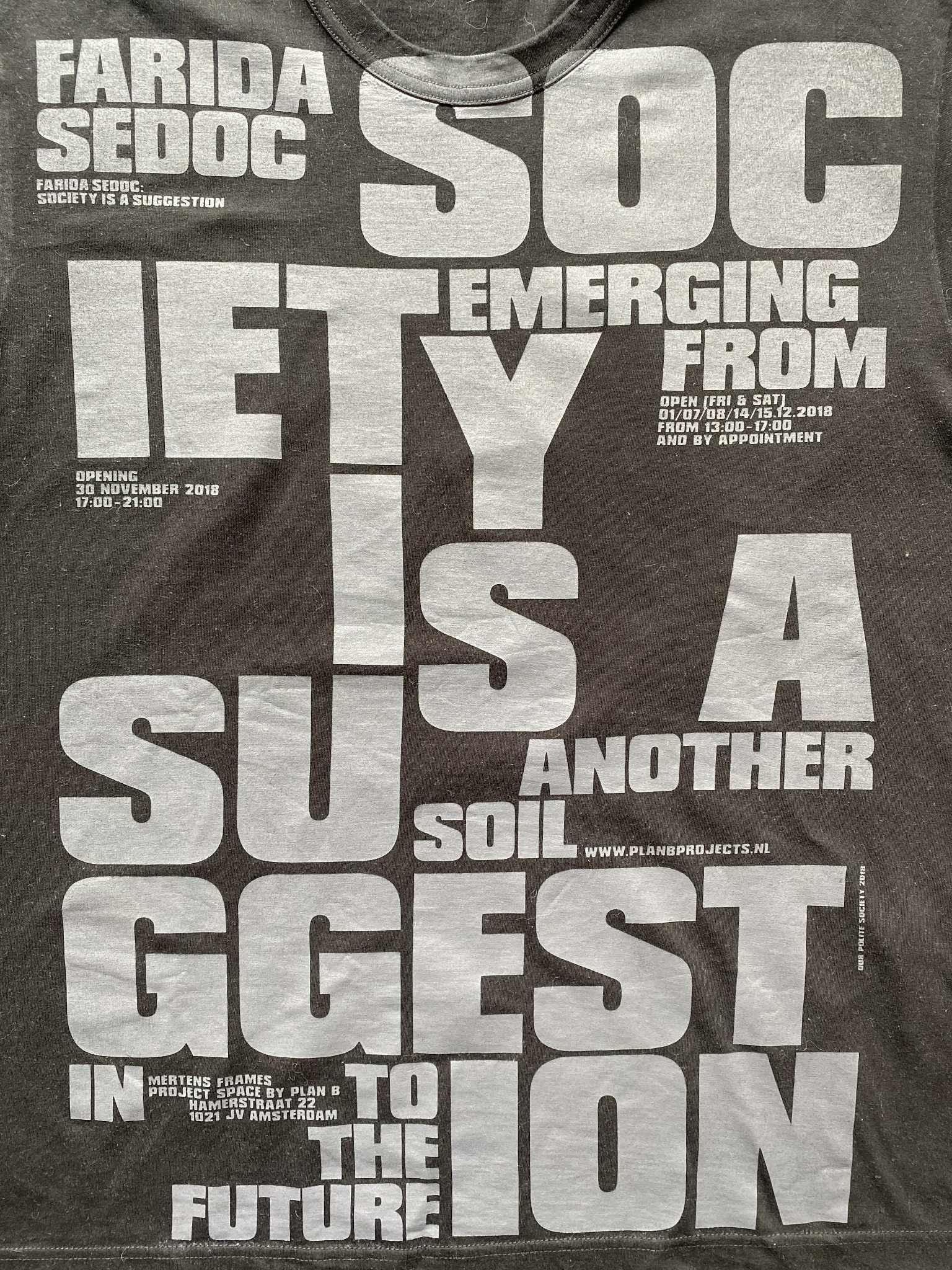 Comme des Garcons Junya Watanabe Society Is A Suggestion Tee Man CDG EYE Size US L / EU 52-54 / 3 - 3 Thumbnail