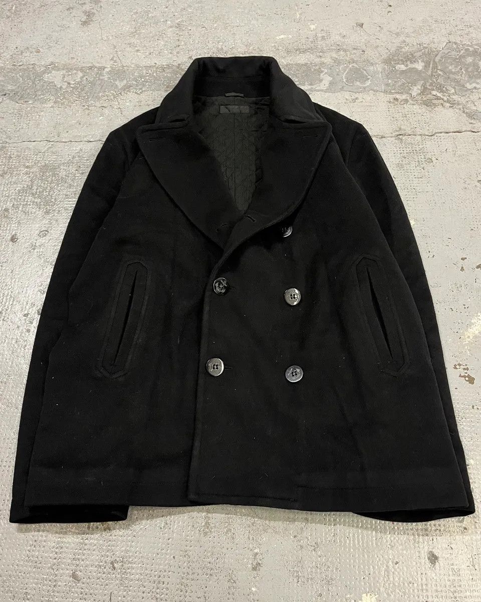 Alexander McQueen AW2005 Alexander McQueen Black Wool Double-Breasted Coat Size US L / EU 52-54 / 3 - 4 Thumbnail