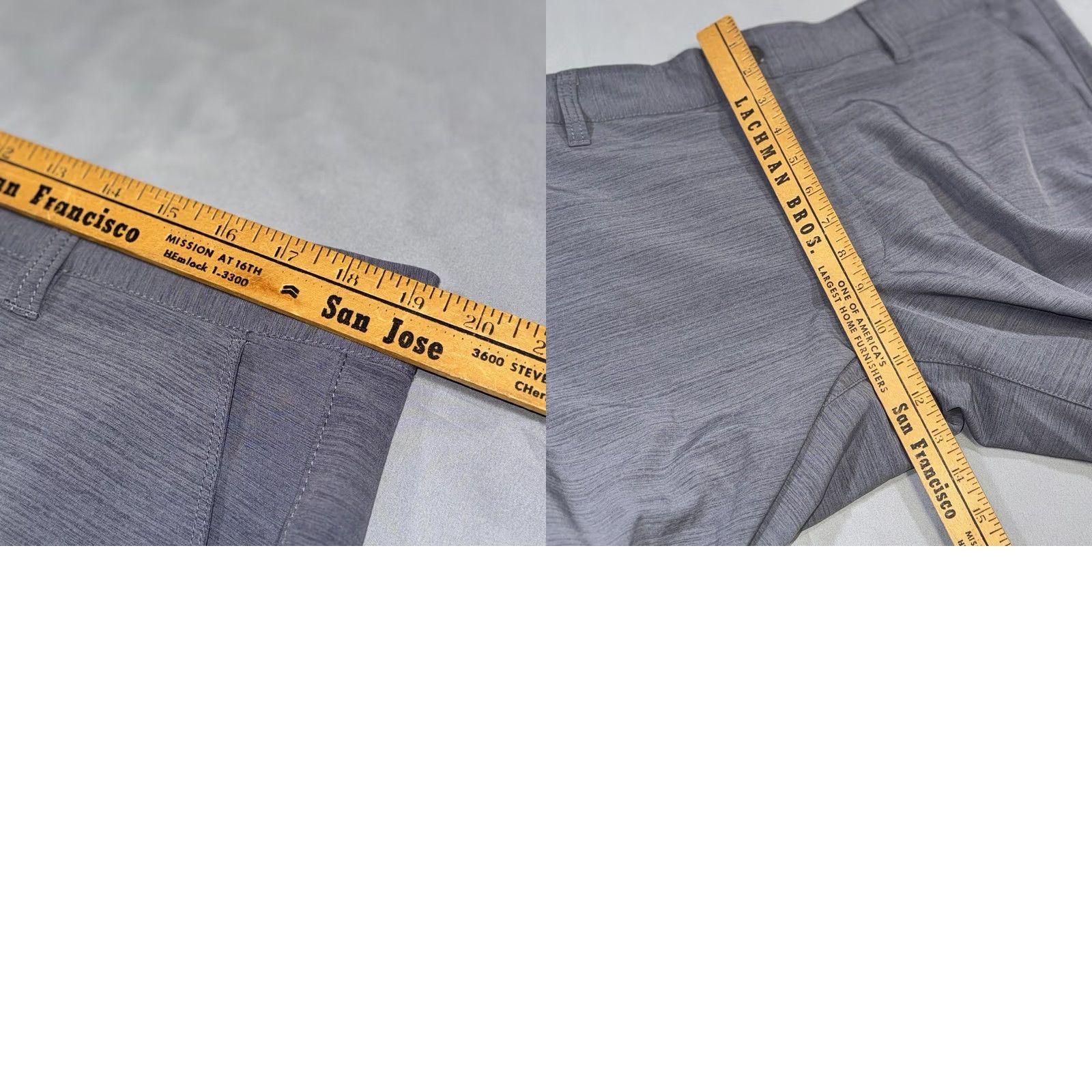 Vintage BYLT Shorts Mens 2XL Gray Kinetic Athletic Golf Casual Stretch Performance Size US 39 - 8 Thumbnail