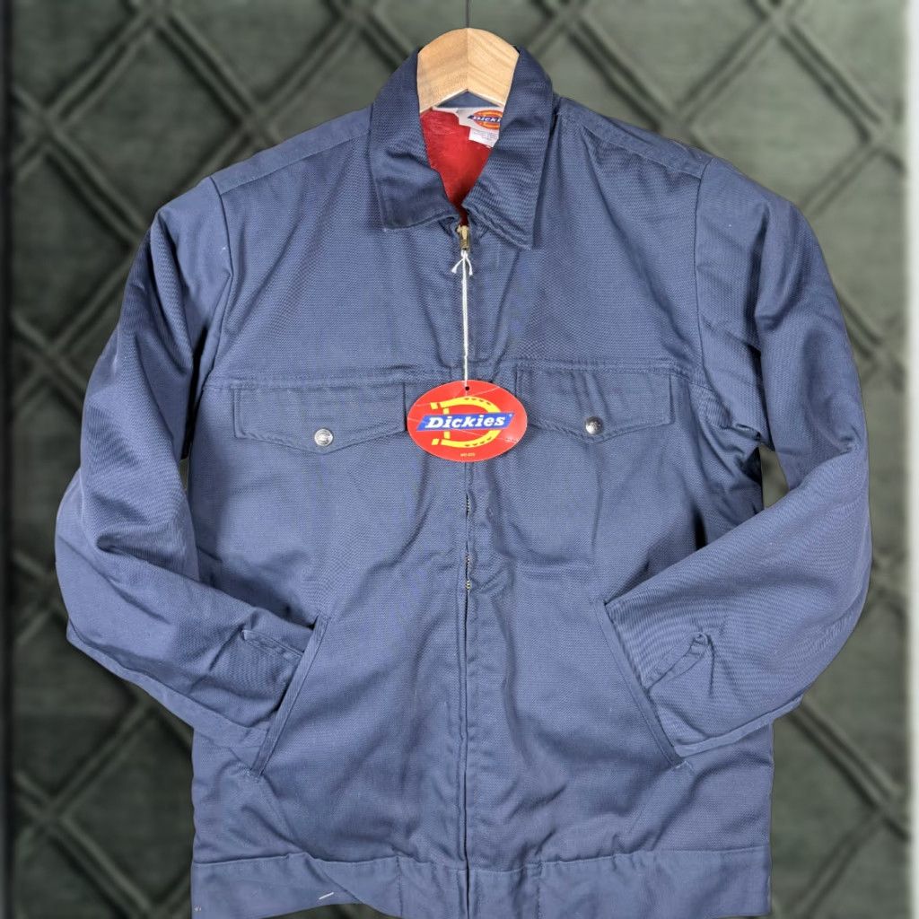 USED Paradise ディッキーズブルゾン ネイビー Mサイズ Dickies × Paradise PARADISE.NYC x Dickes Work Jacket Navy | Grailed