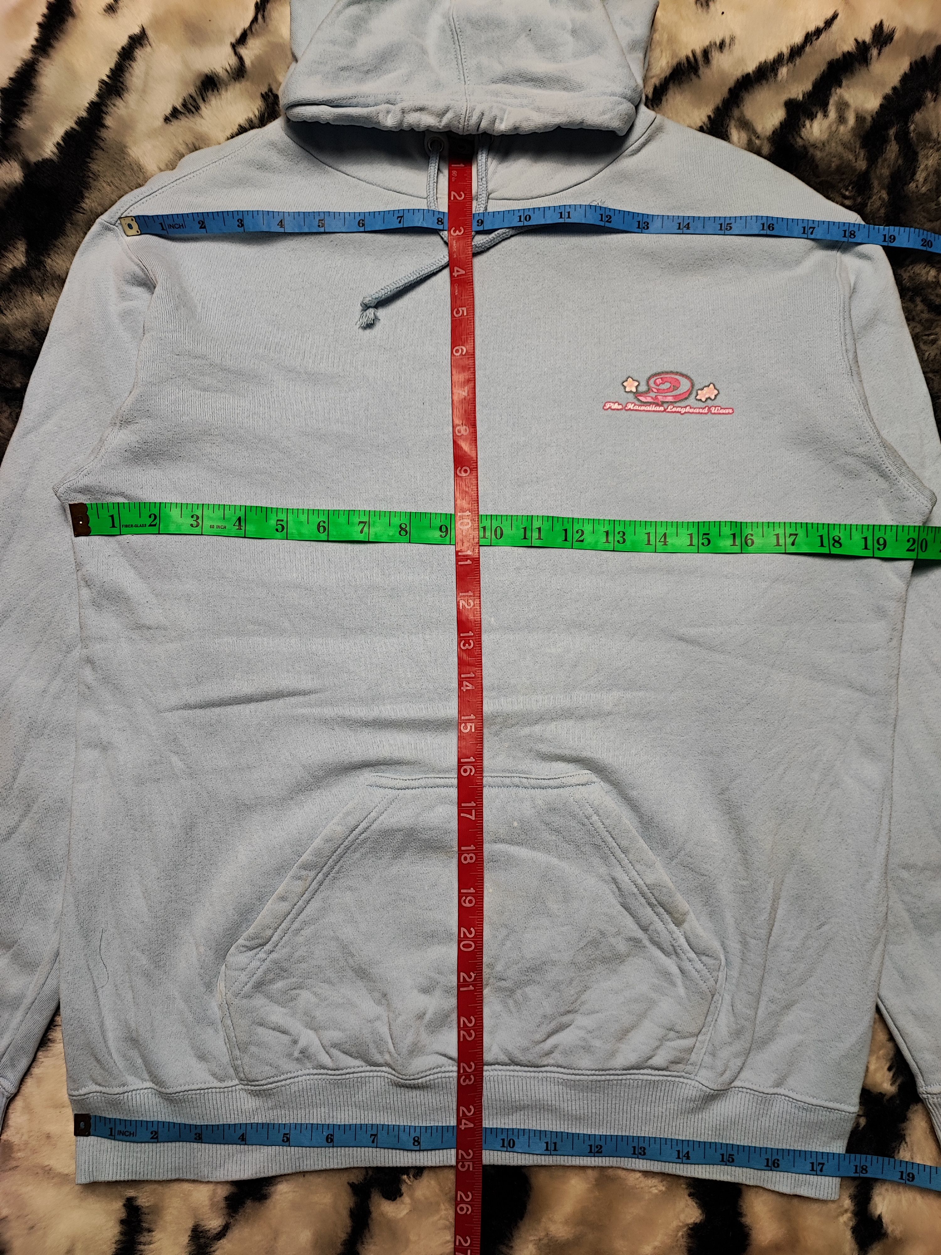 Vintage Vintage Piko Hawaian Longboard Hoodie Size US L / EU 52-54 / 3 - 4 Thumbnail