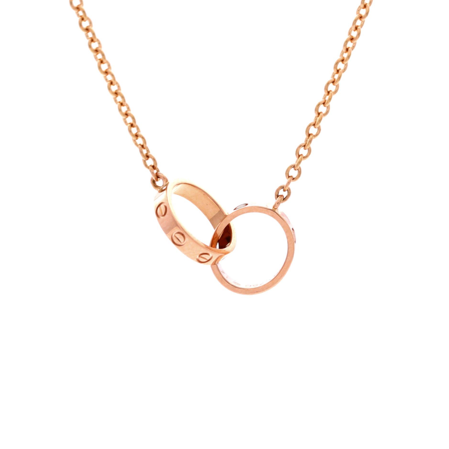 Cartier Love Interlocking Necklace Size ONE SIZE - 1 Thumbnail