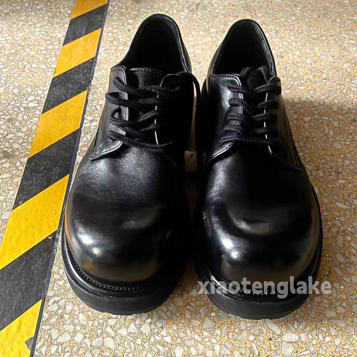 Vintage Unisex utility punk yuppie grunge derby leather shoes Size US 10 / EU 43 - 8 Thumbnail