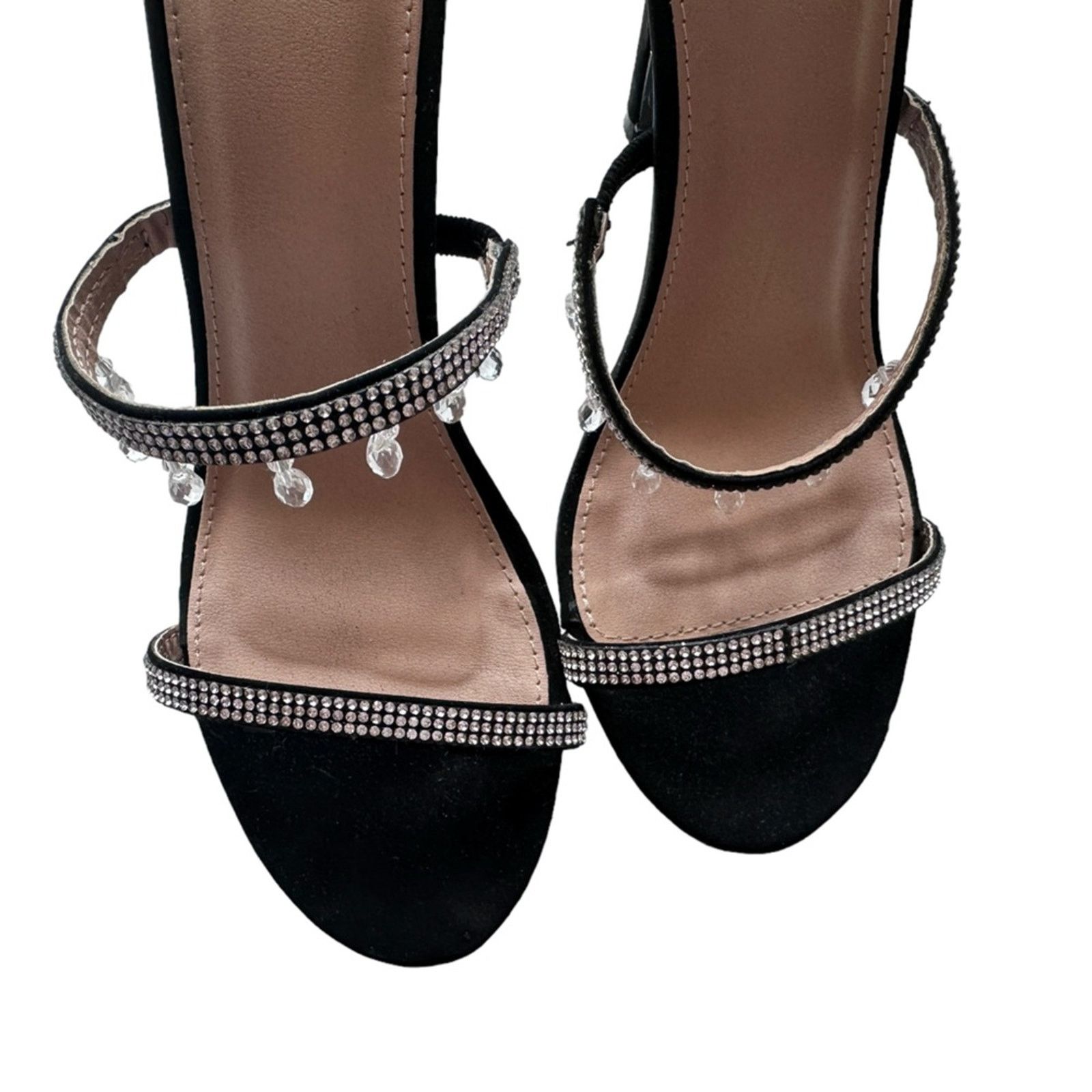 Other NWT Windsor A Thing Of Beauty Spiral Crystal Heels in Black Size US 8 / IT 38 - 7 Thumbnail