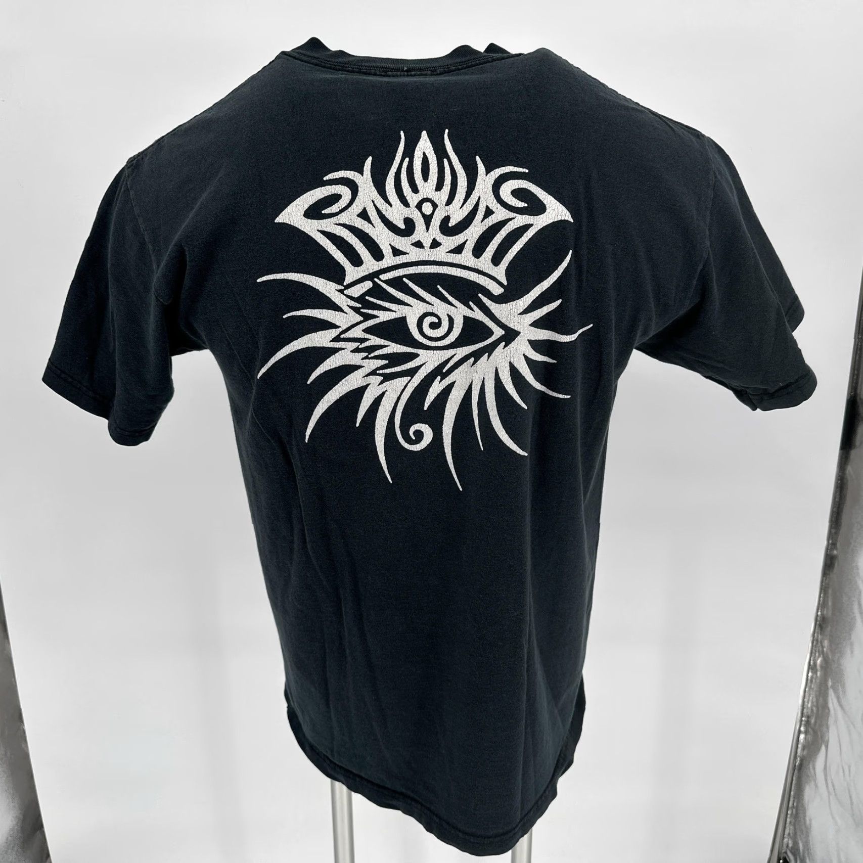 Vintage VINTAGE Bob Dylan Reign & Shine Shirt Mens Large Black Graphic Tee Music Rock Concert Size US L / EU 52-54 / 3 - 6 Thumbnail