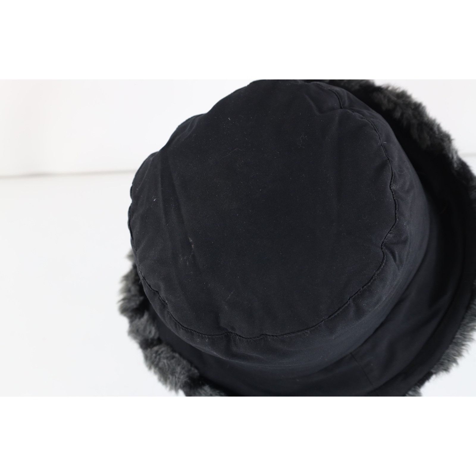 Vintage Vintage 90s Y2K Streetwear Babydoll Faux Fur Trim Bucket Hat Size ONE SIZE - 6 Thumbnail