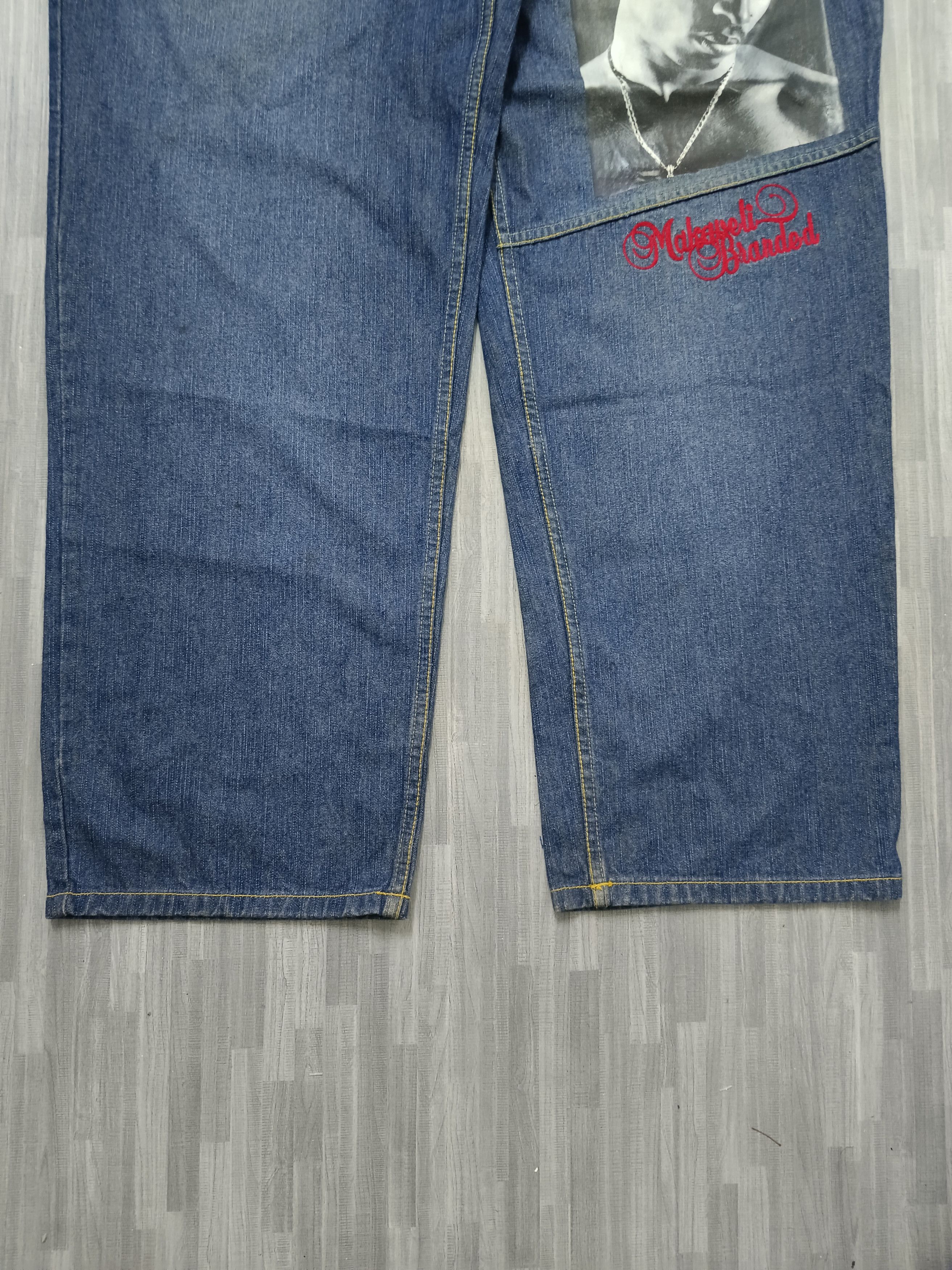Makaveli AMERICAN ICON RAPPER TUPAC DENIM PANTS Size US 38 / EU 54 - 6 Thumbnail