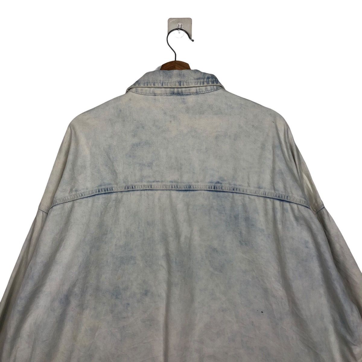 Japanese Brand × Vintage 📌Vintage Acid Wash Bomber Jacket Gu Japan Issey Miyake Size US L / EU 52-54 / 3 - 10 Thumbnail