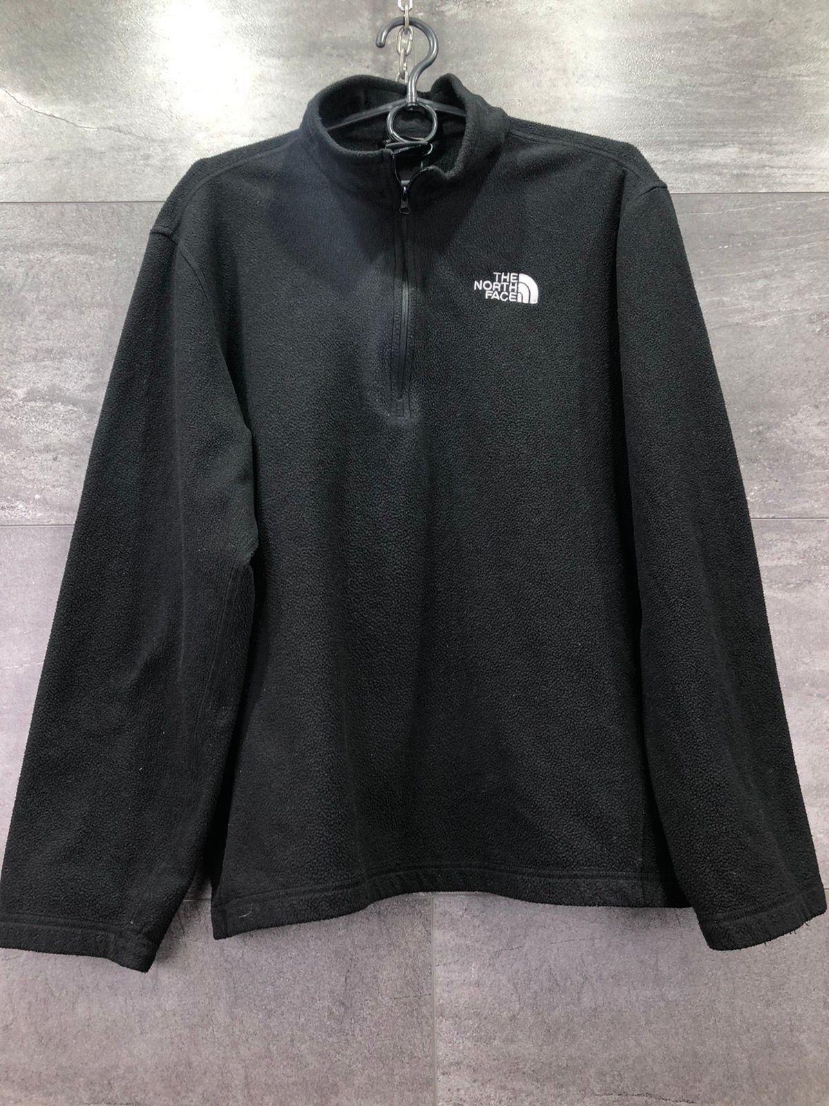 Pre-owned The North Face X Vintage The North Face 1/4 Zip Fleece Sweater Jacket In Black
