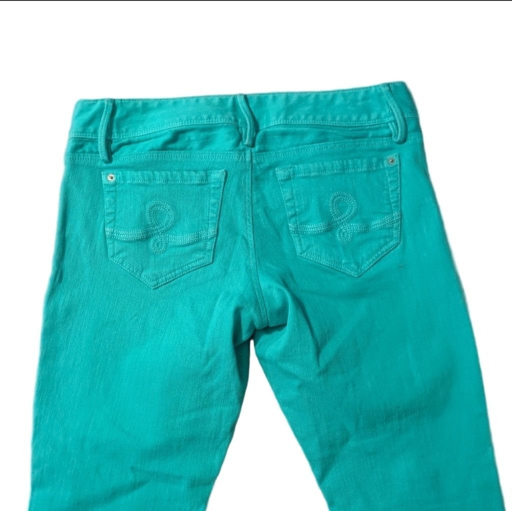 Lilly Pulitzer Lilly Pulitzer Green Worth Skinny Jeans Size 8 Size 30" / US 8 / IT 44 - 8 Thumbnail