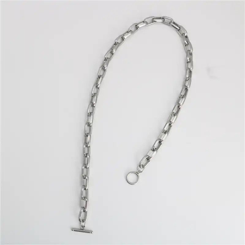 Jewelry Fashion Handmade OT Buckle Crude Titanium Steel Size ONE SIZE - 3 Thumbnail