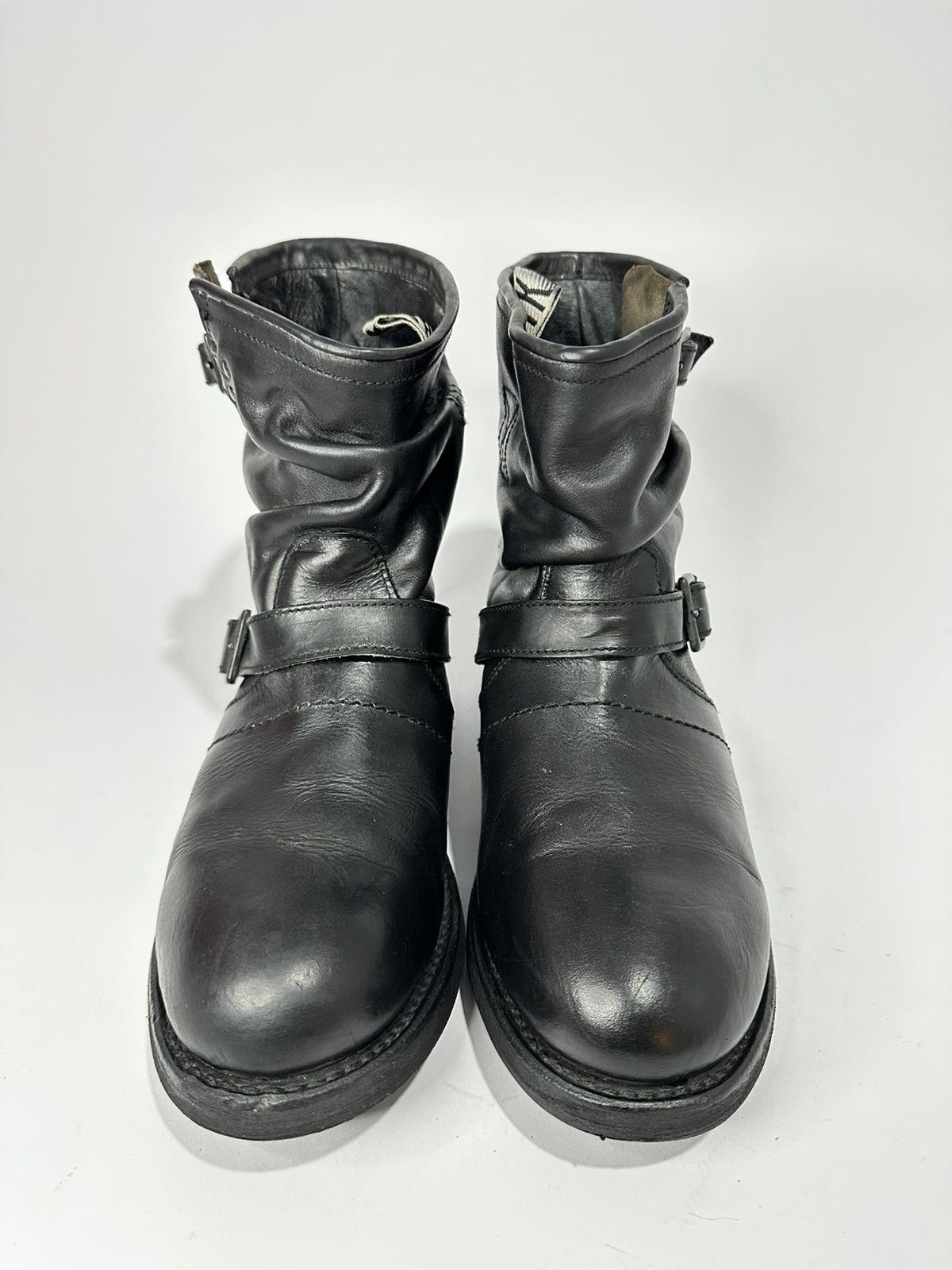 Dirk Bikkembergs Vintage Dirk Bikkembergs Black Leather Engineer Ankle Boots. Size US 6.5 / EU 39-40 - 3 Thumbnail