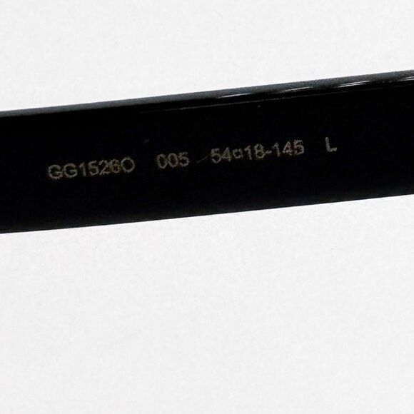 Gucci NEW GUCCI EYEGLASSES BLACK UNISEX EYEWEAR GUCCI GG1526O 005 Size ONE SIZE - 8 Thumbnail