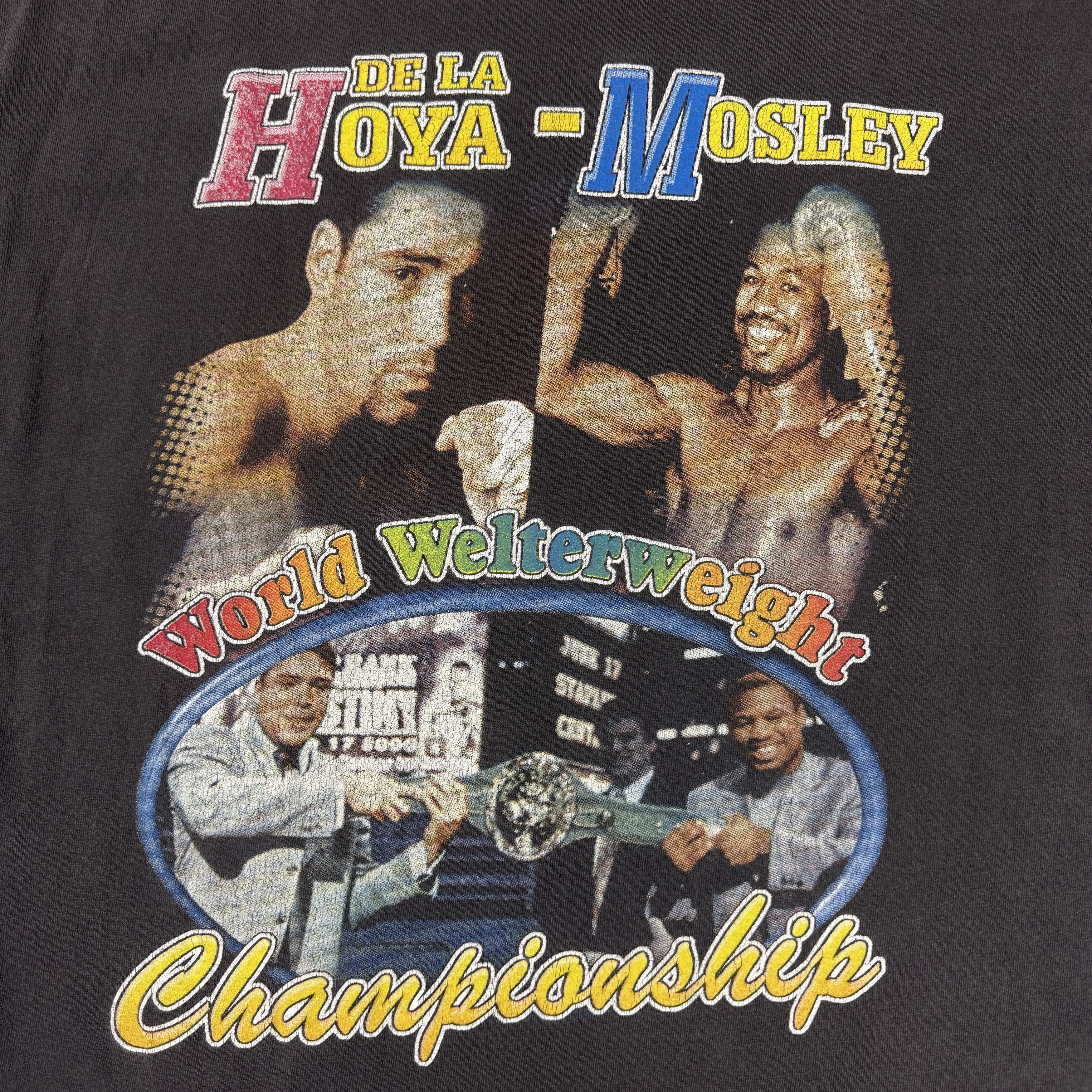 Rap Tees Vintage 2003 De La Hoya vs Mosley Boxing Rap Tee Size US L / EU 52-54 / 3 - 4 Thumbnail