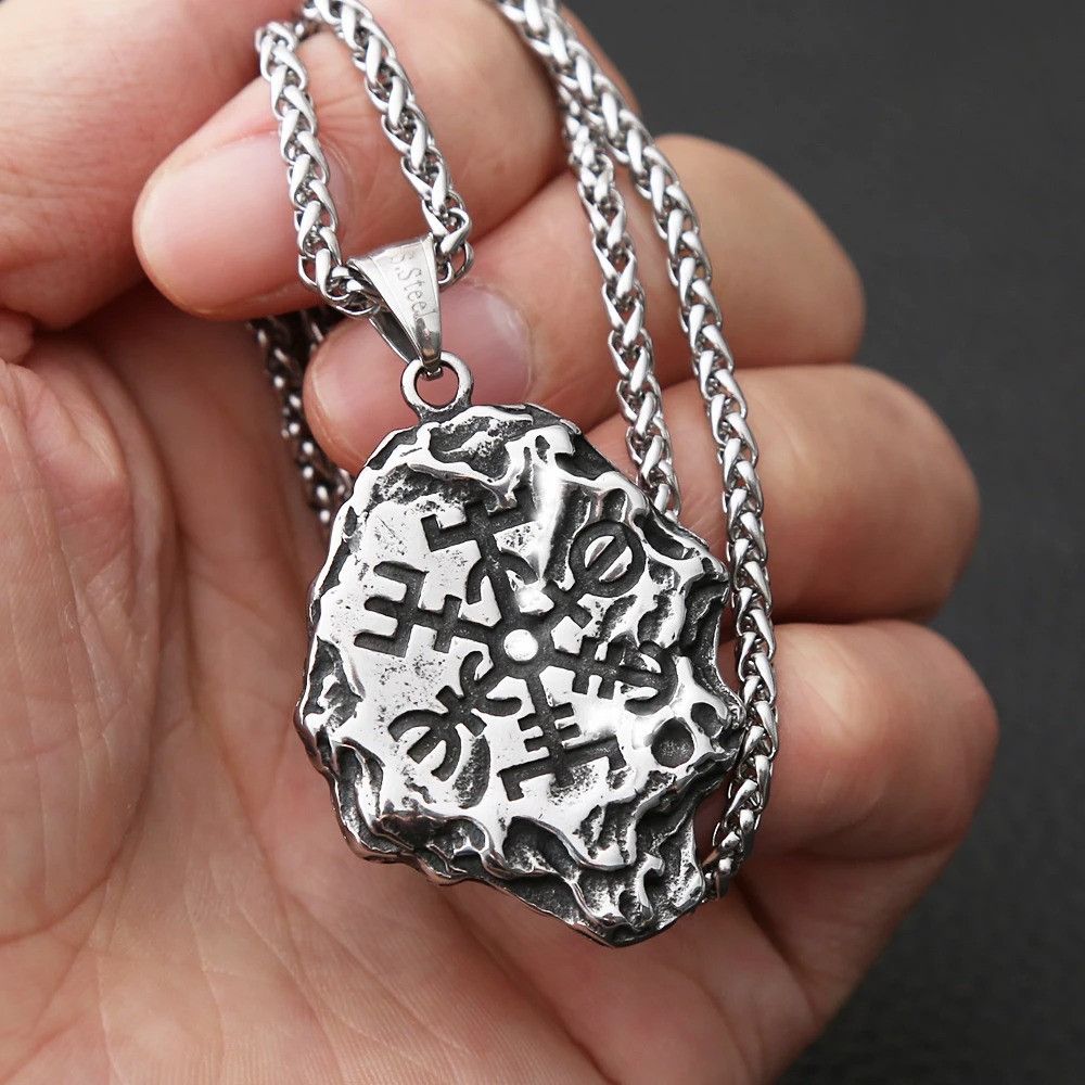 Other Viking Helmet of Awe Pendant Necklace Size ONE SIZE - 1 Thumbnail