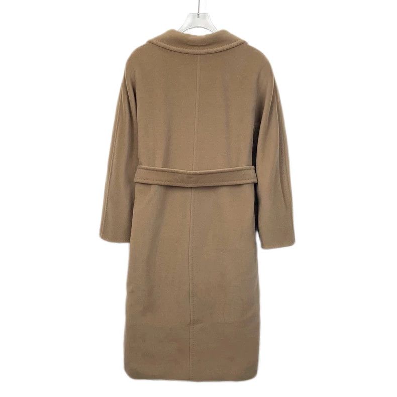 Max Mara Max Mara 101801 Collection Brown Sheepwool Lapel Double Br Size XXS / US 00 / IT 34 - 2 Thumbnail