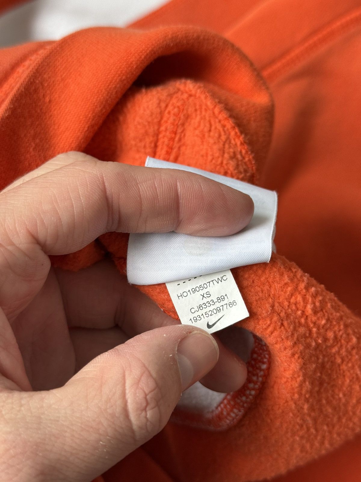 Nike × Vintage Vintage Nike big logo swoosh hoodie Size US XS / EU 42 / 0 - 11 Thumbnail
