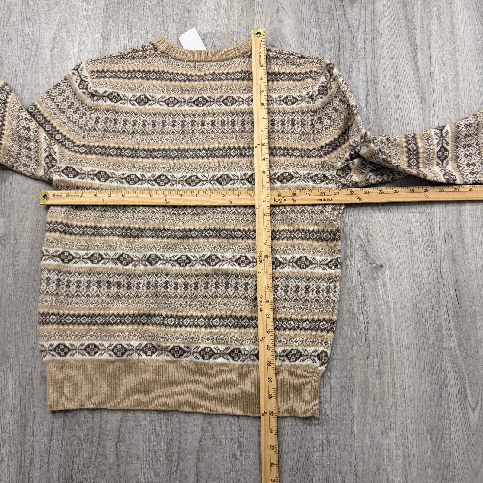 J.Crew J Crew Supersoft Lambswool Fair Isle Sweater Men's Large NEW Size US L / EU 52-54 / 3 - 9 Thumbnail