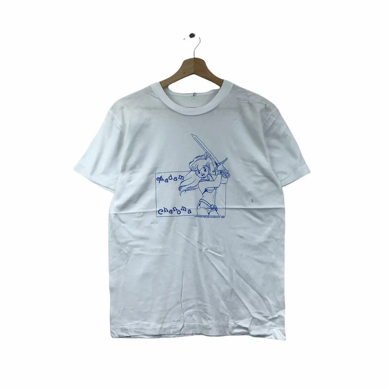 Anime Vtg 1986 URUSEI YATSURA MANGA Anime Tee Shirt Madam Chanoma Size US S / EU 44-46 / 1 - 1 Thumbnail