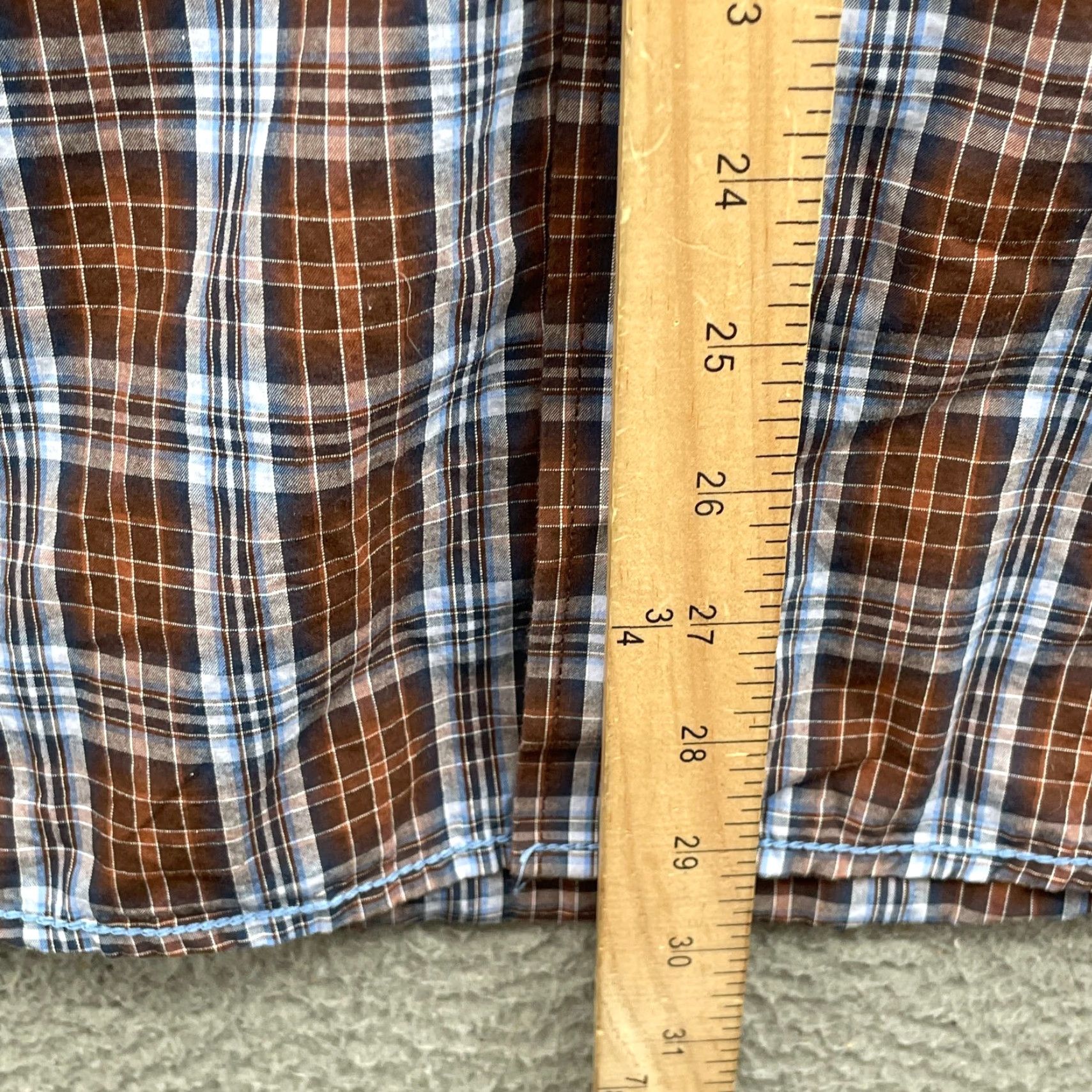 Vintage VINTAGE Panhandle Western Shirt Men's Large Brown Cowboy Outdoor Rodeo Workwear Office Size US L / EU 52-54 / 3 - 6 Thumbnail