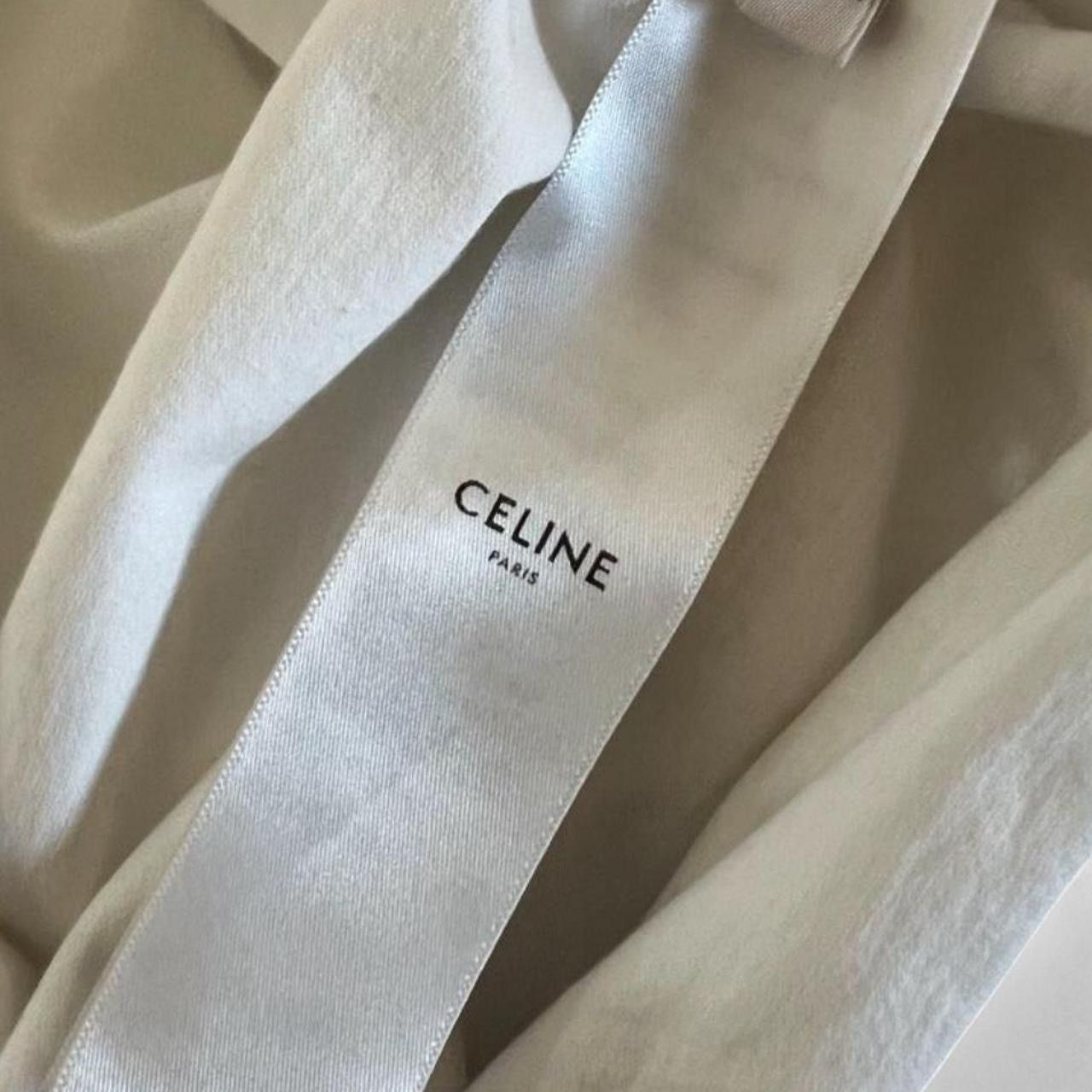 Celine LOOSE T-SHIRT WITH TRIOMPHE EMBROIDERY IN COTTON JERSEY Size US XXL / EU 58 / 5 - 5 Thumbnail