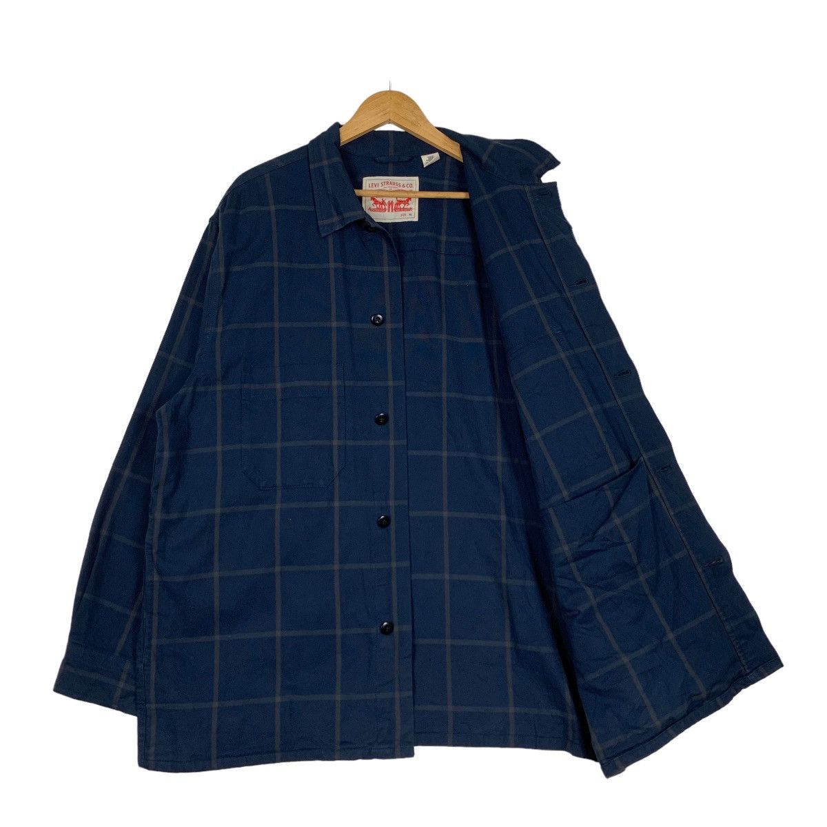 Levi's LEVIS Checked Work Shirt Flannel Jacket #1131-C52 Size US XL / EU 56 / 4 - 9 Thumbnail