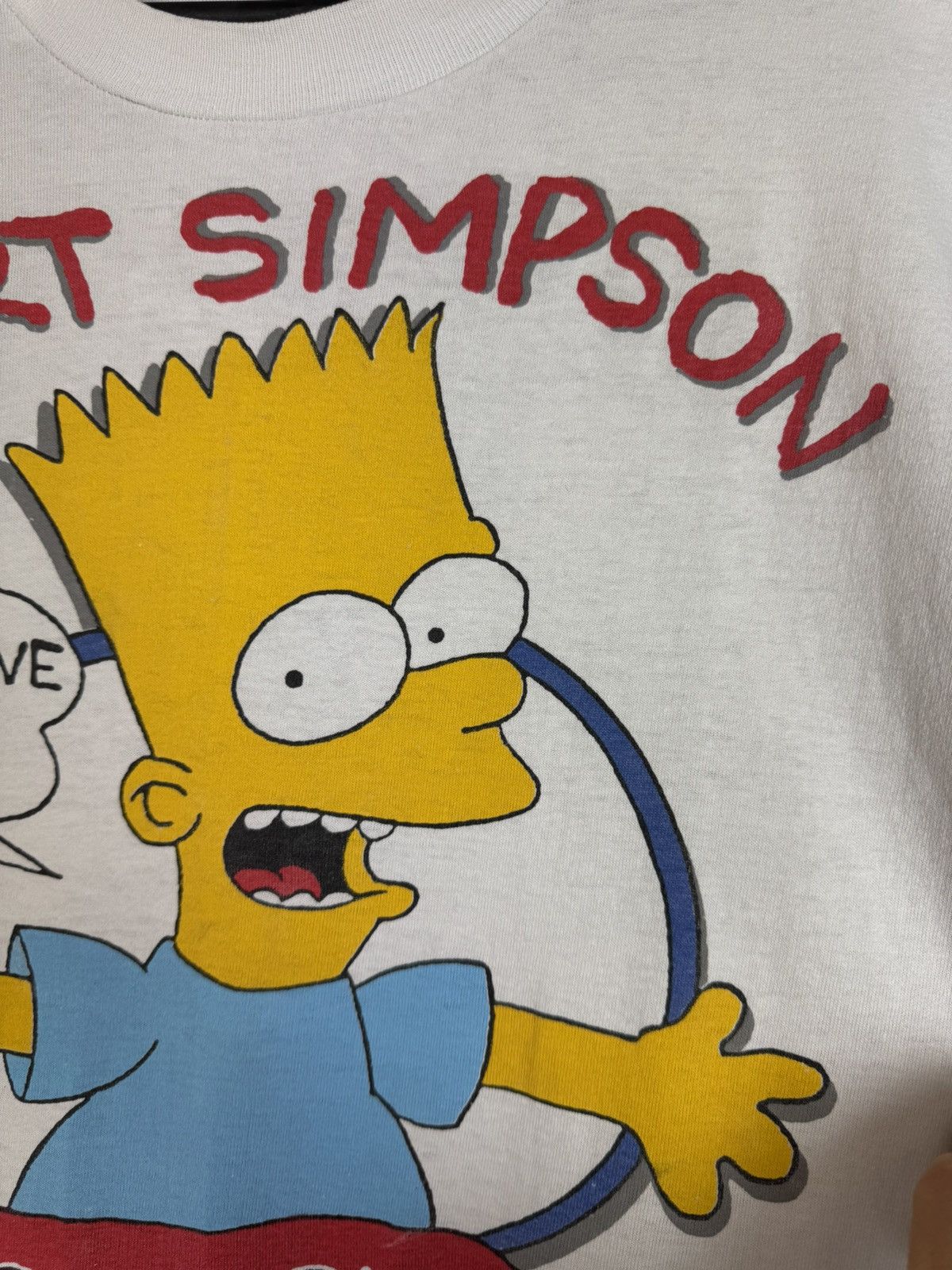 The Simpsons Vintage 1989 Bart Simpson Radical Dude Single Stitch T-shirt Size US XL / EU 56 / 4 - 9 Thumbnail