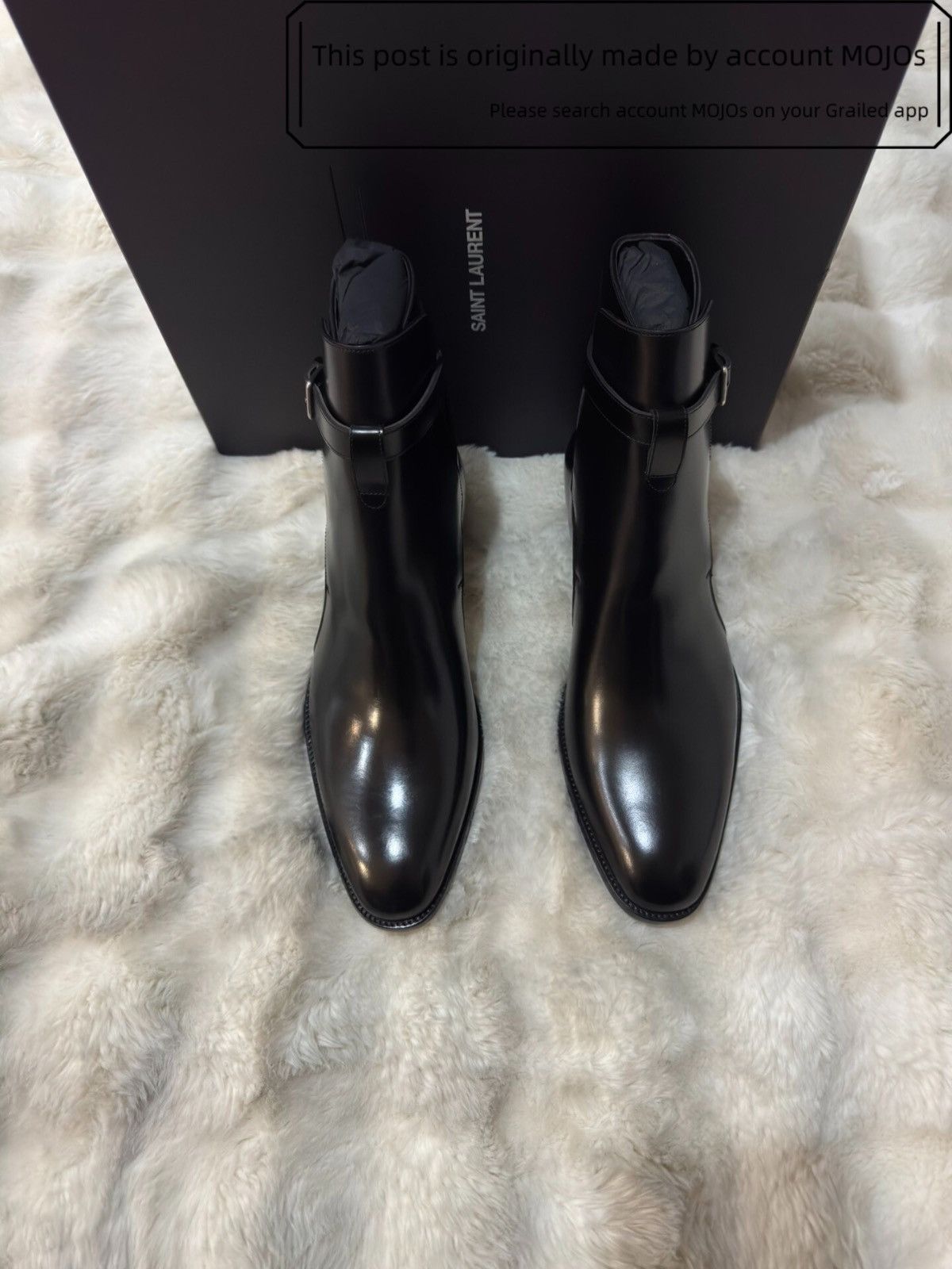 Saint Laurent Paris Sz 42 Saint Laurent Paris Boxer Nero Boots mojos59 Size US 9 / EU 42 - 4 Thumbnail