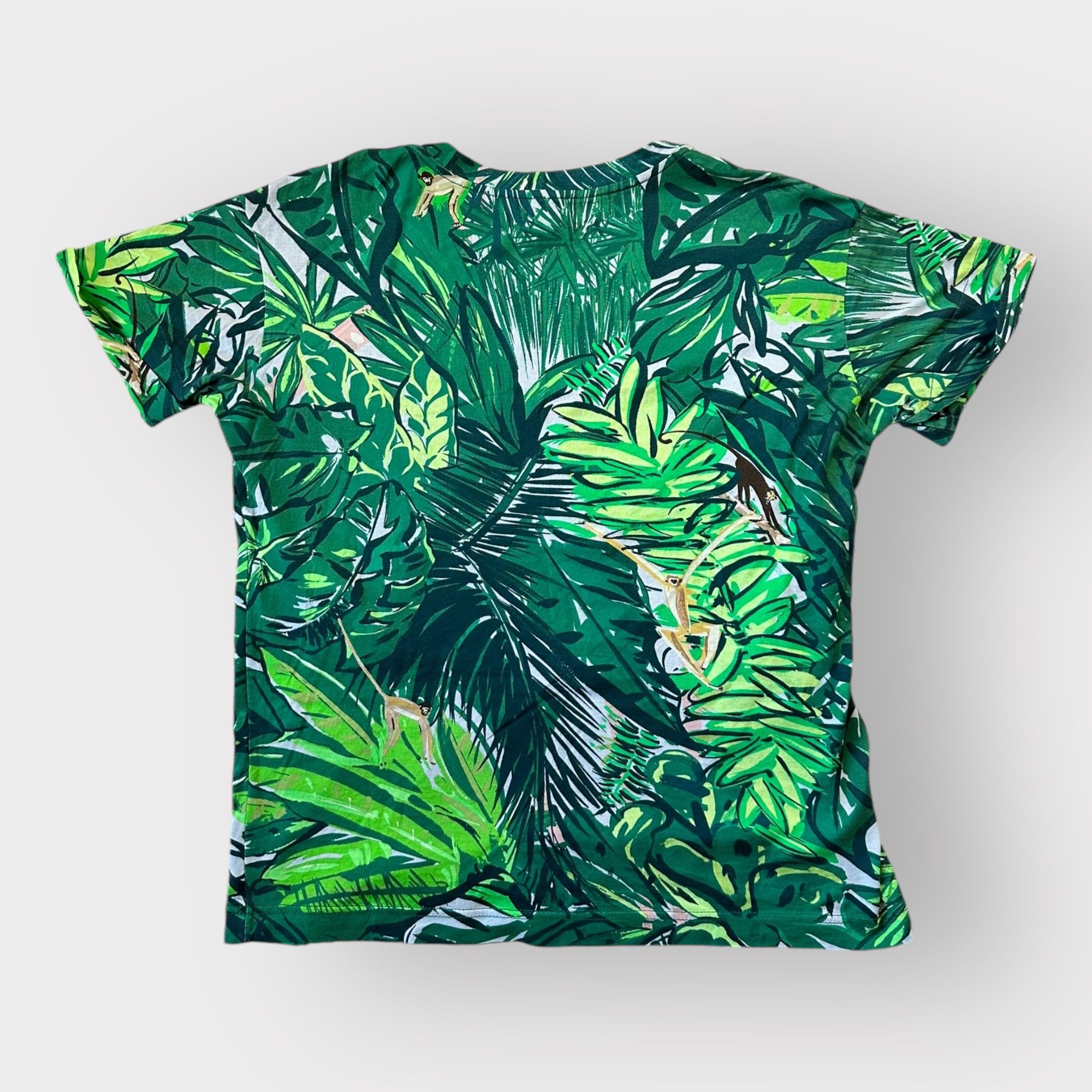Louis Vuitton Louis Vuitton T-Shirt Jungle Theme Sequin Green Top Size M / US 6-8 / IT 42-44 - 2 Thumbnail