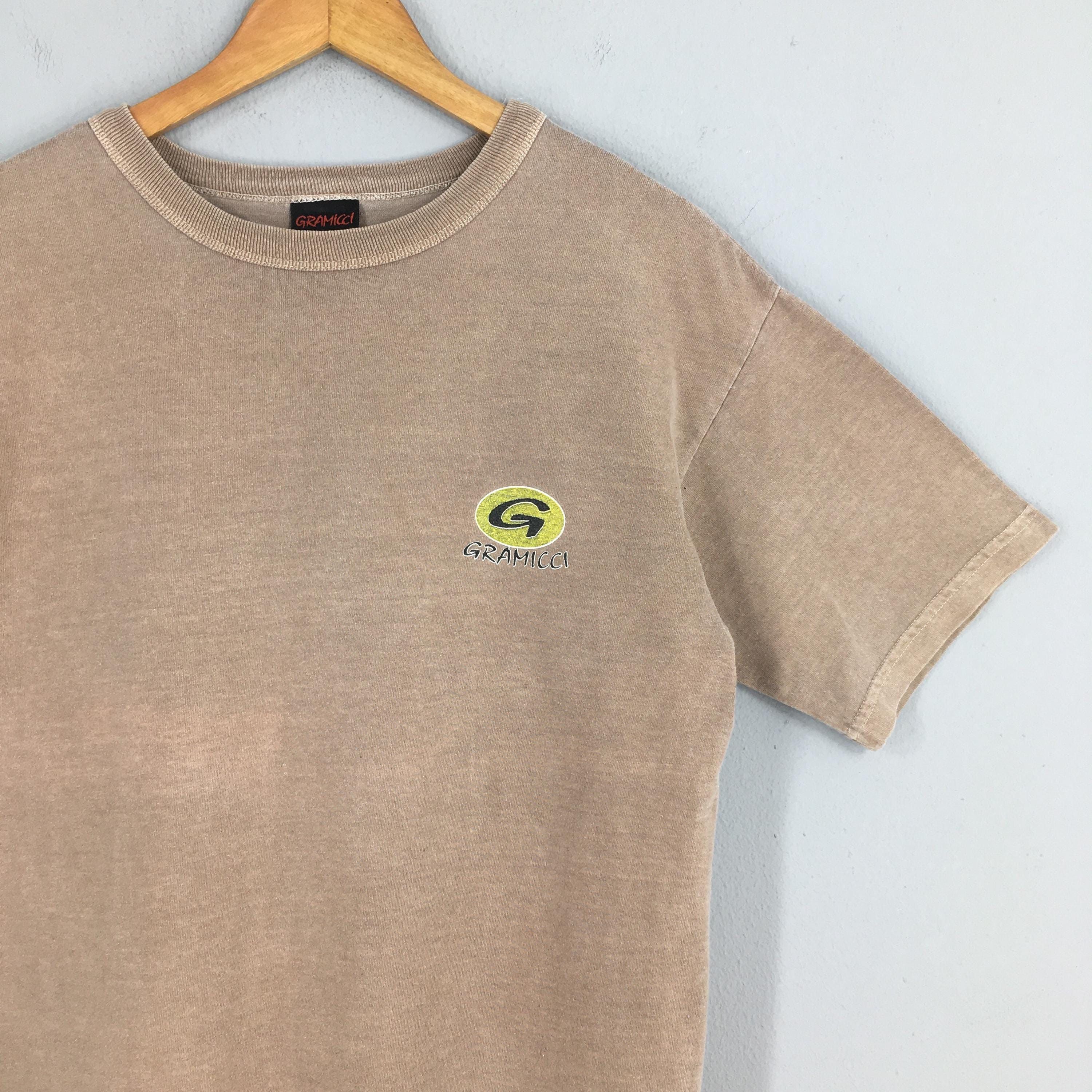Gramicci × Vintage Vintage 90s Gramicci Usa Brown Graphics Tshirt Small Size US S / EU 44-46 / 1 - 4 Thumbnail