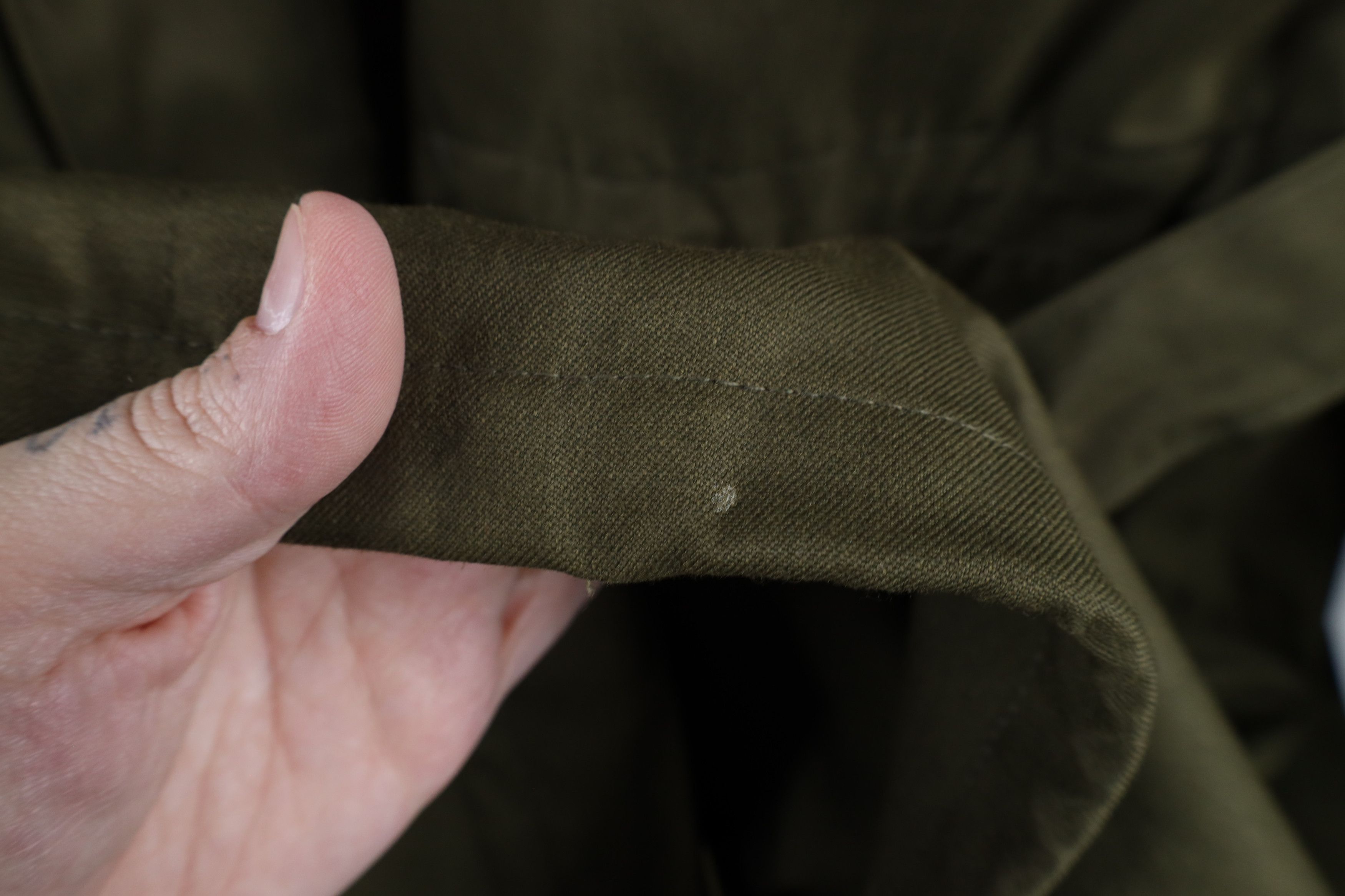 Vintage Vintage 90s Lined Field Combat Parka Jacket Coat Green Size US XL / EU 56 / 4 - 8 Thumbnail