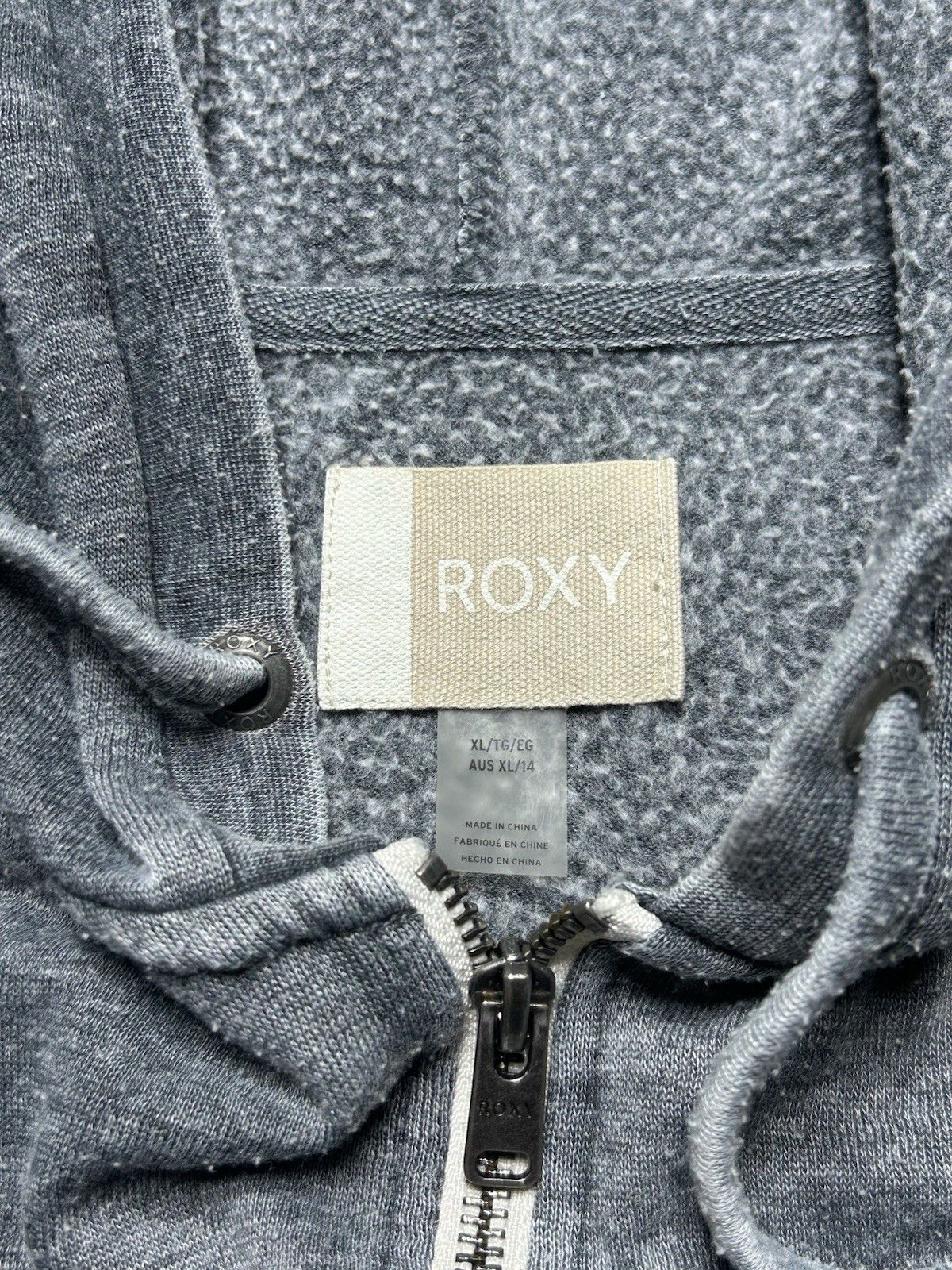 Vintage Roxy surf hoodie zip quiksilver billabong beach women’s XL Size XL / US 12-14 / IT 48-50 - 5 Thumbnail
