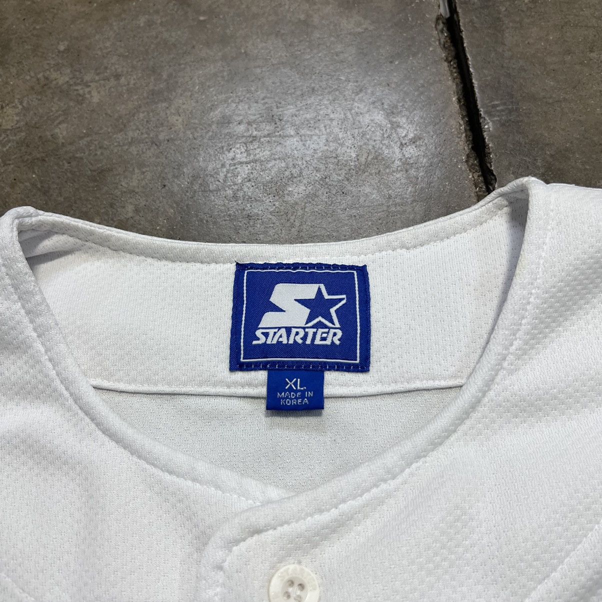 NCAA × Starter × Vintage Vintage 90s Georgetown Hoyas Starter Baseball Jersey College Size US XL / EU 56 / 4 - 6 Thumbnail