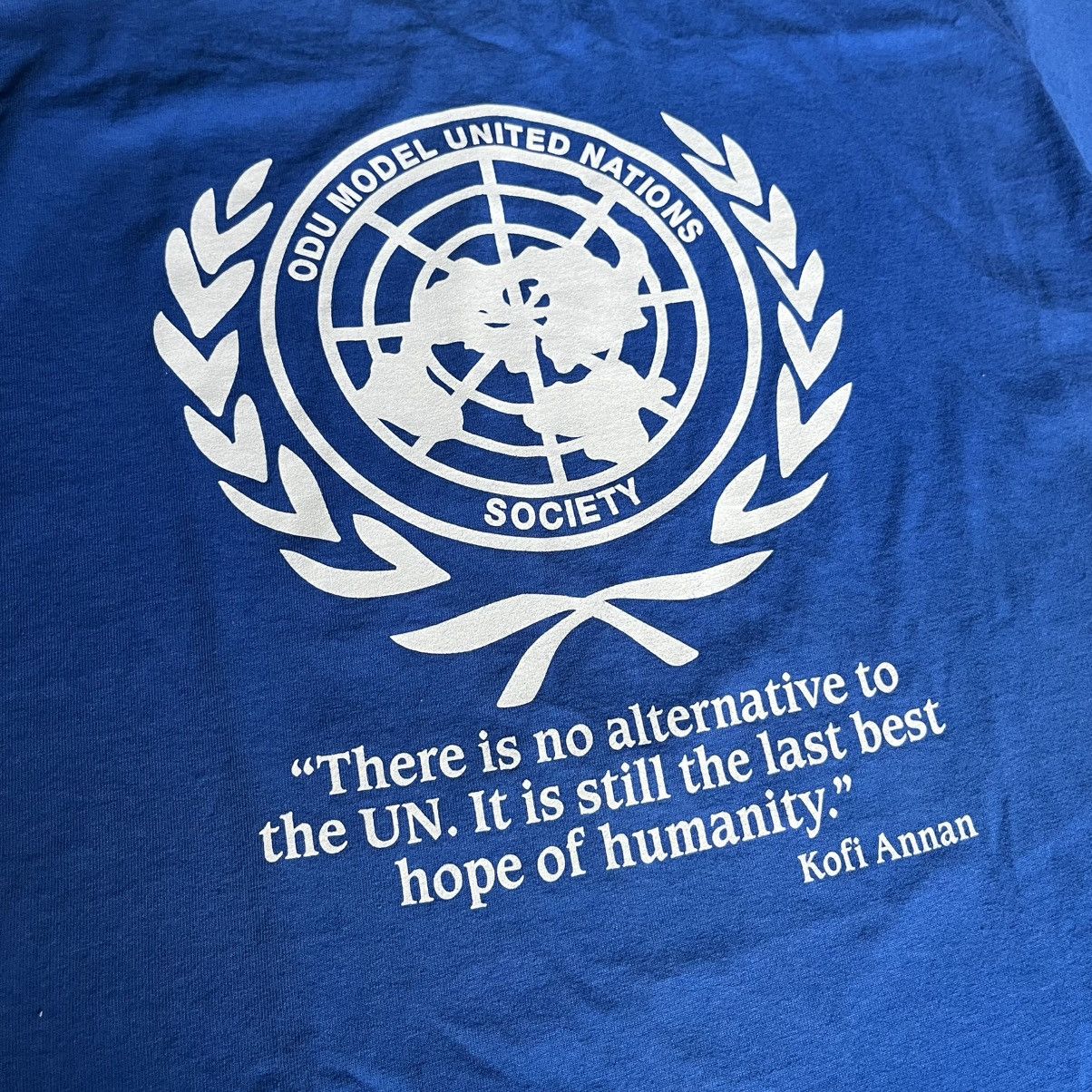 Vintage Vintage UN United Nations World Economic Forum Globalist Tee Size US XL / EU 56 / 4 - 4 Thumbnail