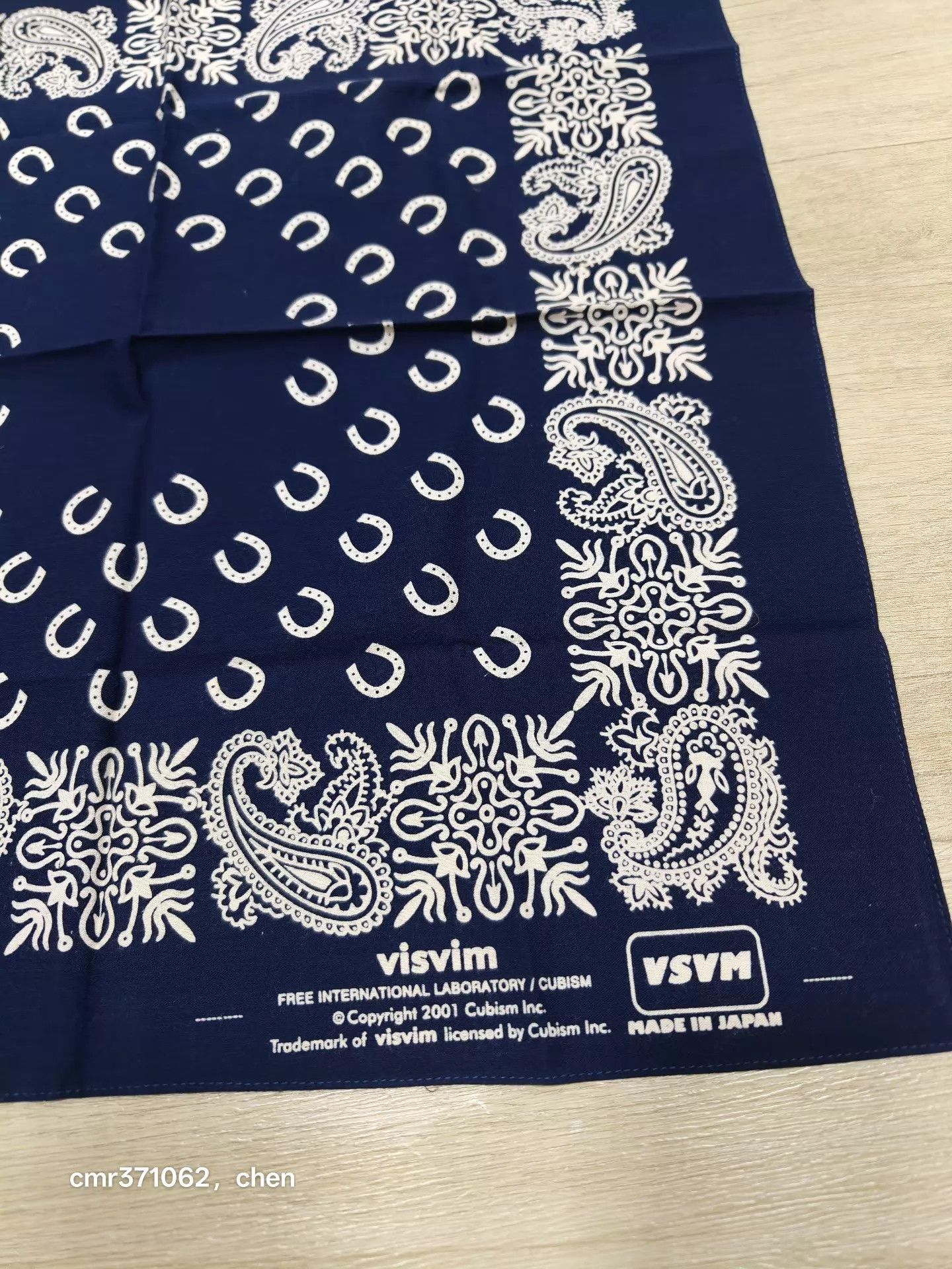 Visvim VISVIM RODEO BANDANA_NV Navy 55x55cm Bandana Size ONE SIZE - 3 Thumbnail