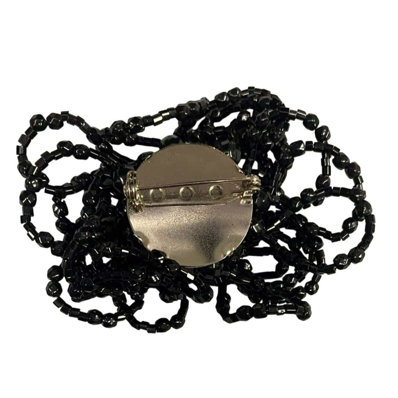 Other Vintage Black Beaded Womens Brooch Pin By Park Lane Size ONE SIZE - 3 Thumbnail