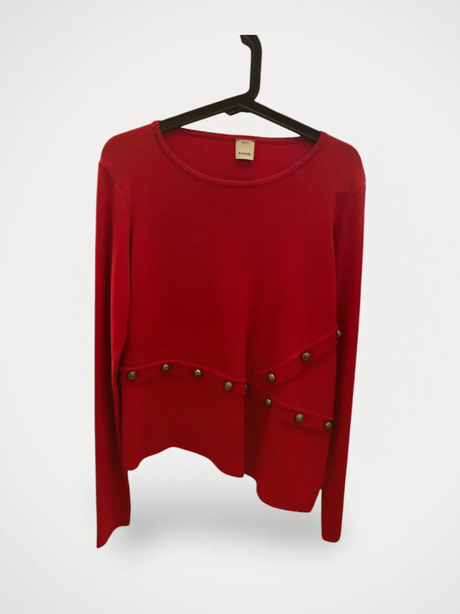 Pinko Pinko röd julig tröja Sweater Size XL / US 12-14 / IT 48-50 - 1 Thumbnail