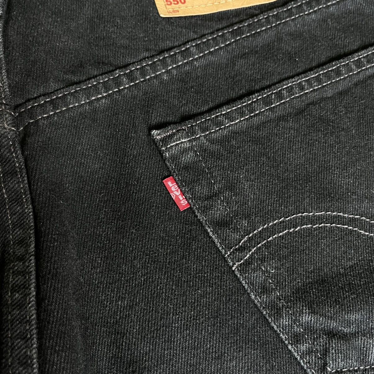 Levi's × Levi's Vintage Clothing × Vintage Vintage 1990s Levi’s 550 Relaxed Fit Denim Jean Shorts Sz 36 Size US 36 / EU 52 - 3 Thumbnail