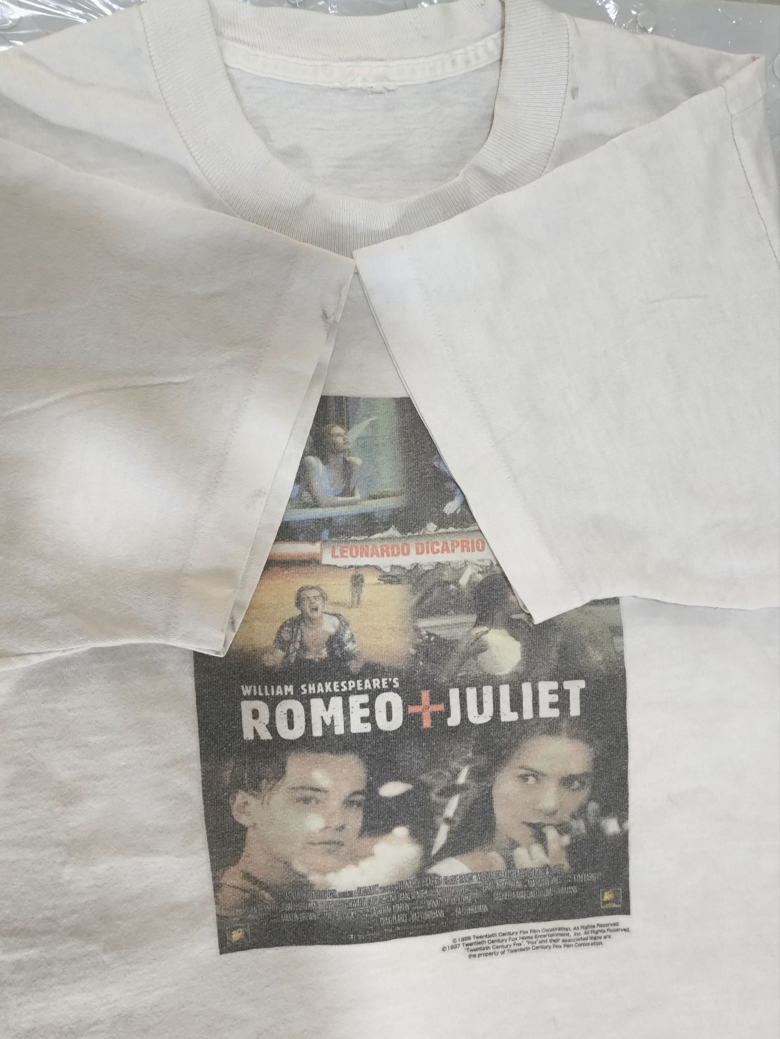 Vintage Romeo And Juliet Promo Tee 90s Rare Size US M / EU 48-50 / 2 - 4 Thumbnail