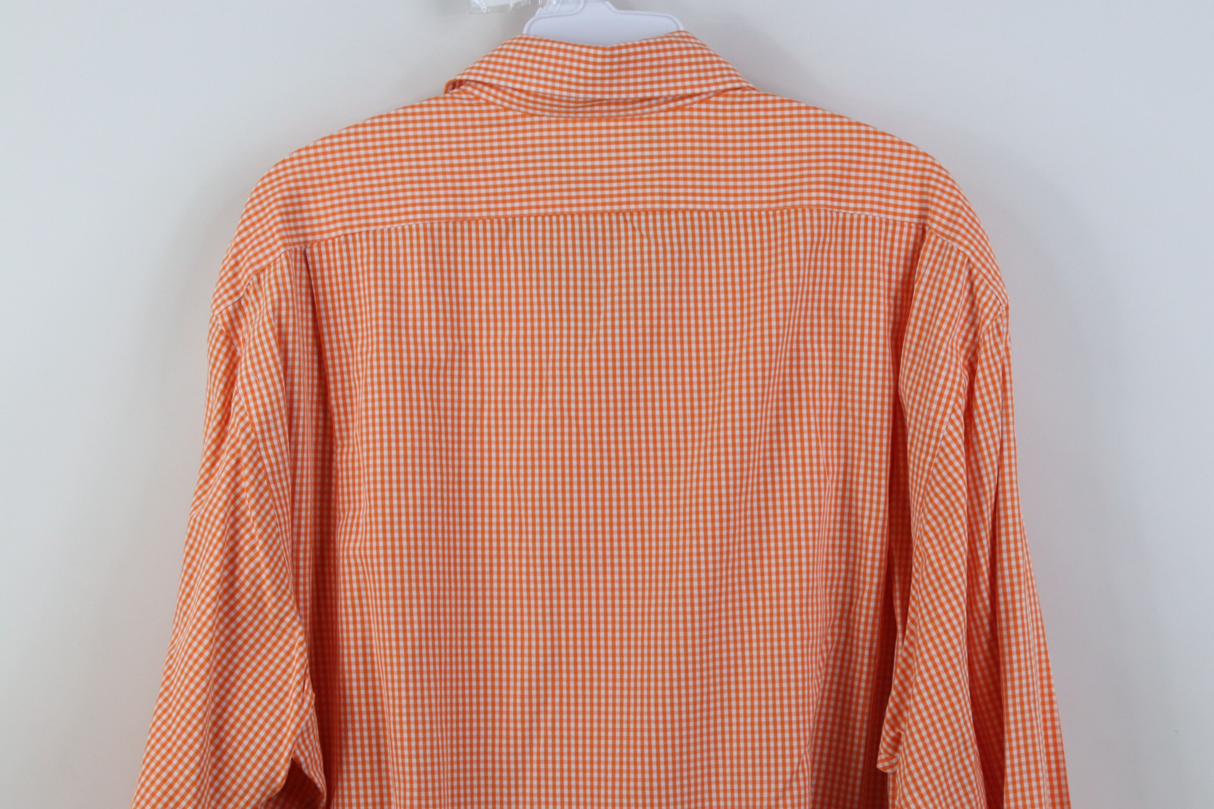 Polo Ralph Lauren Ralph Lauren Fine Two Ply 100s Button Shirt Gingham Plaid Size US XL / EU 56 / 4 - 9 Thumbnail