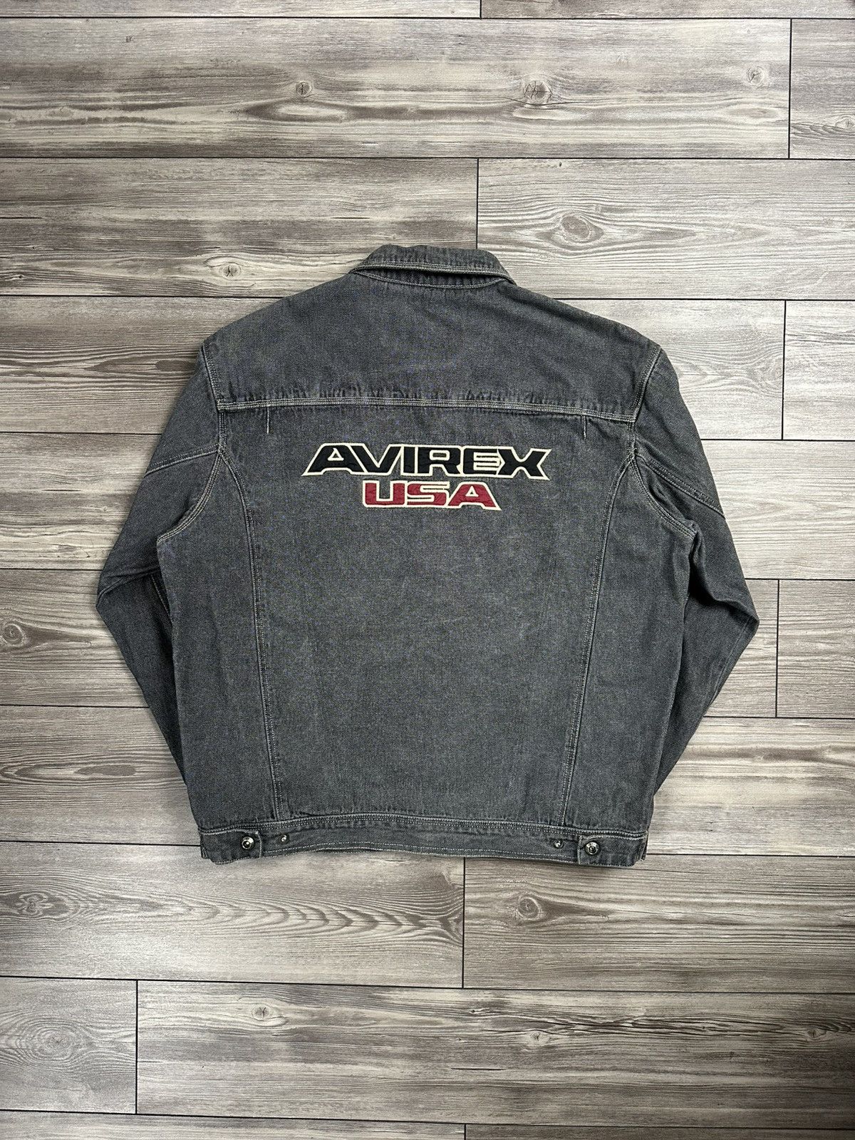 Avirex × Vintage Vintage Avirex Denim Jacket Size US XXL / EU 58 / 5 - 2 Thumbnail